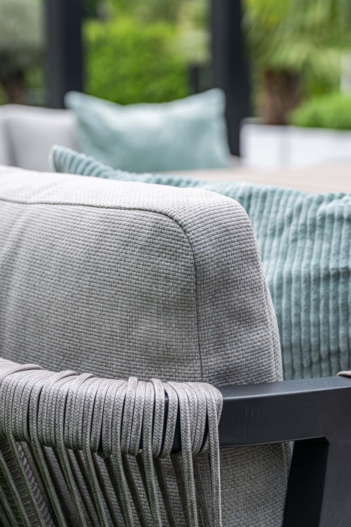 Garden Impressions Monti lounge-diningset 5-delig aluminium frame met rope - afbeelding 10