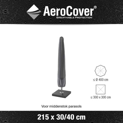 4 Seasons Outdoor Azzurro 350 cm Ø Holzkohle