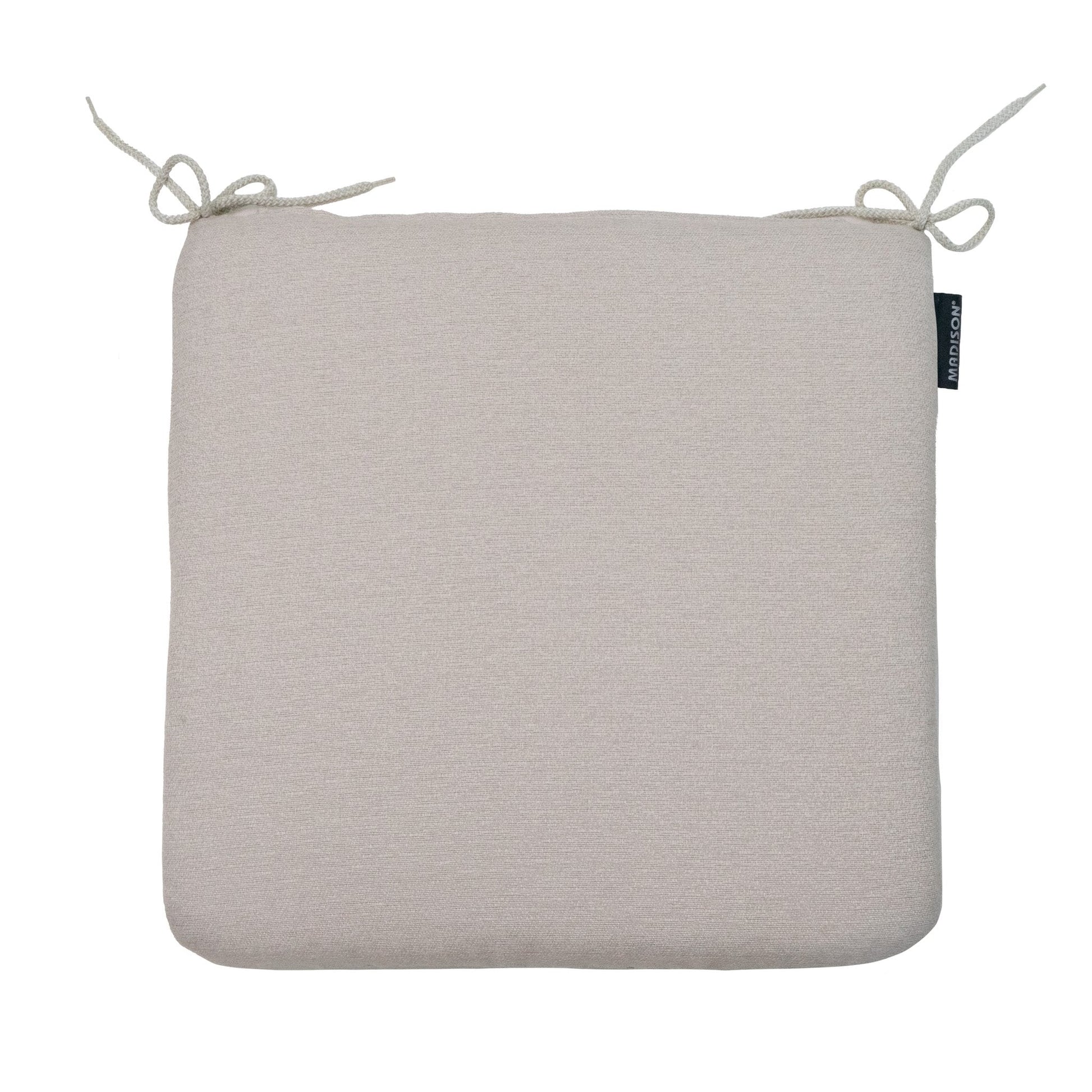 Madison Napels universeel rits zitkussen 40x40 cm - Napels taupe