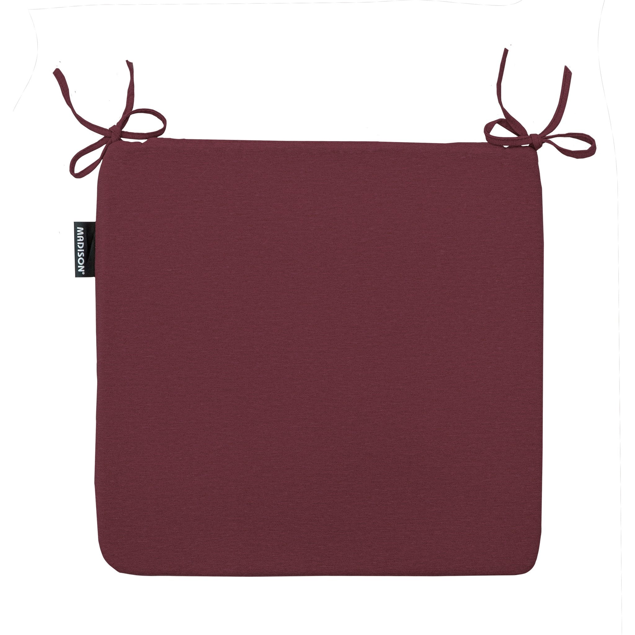 Madison Panama universeel rits zitkussen 40x40 cm - Panama bordeaux