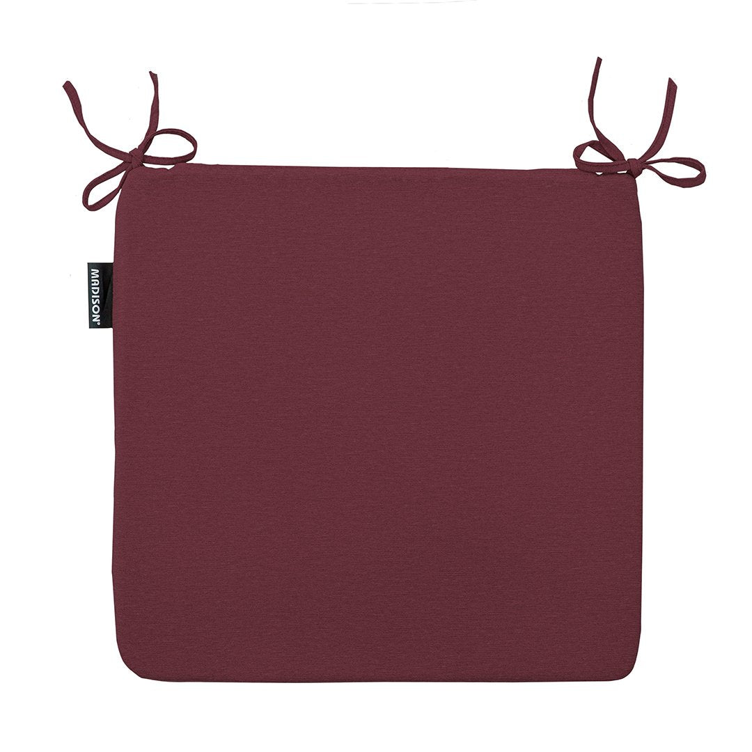 Madison Panama universeel rits zitkussen 40x40 cm - Panama bordeaux