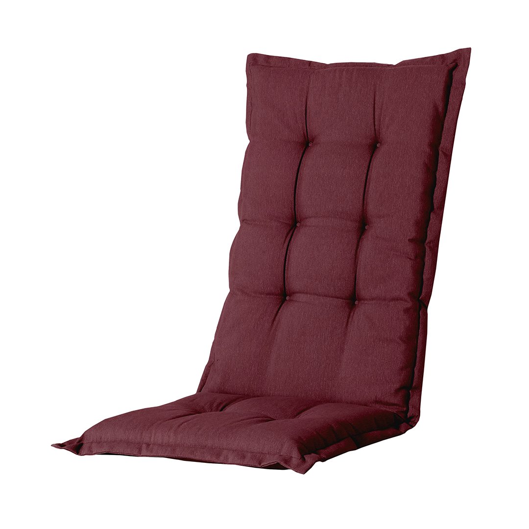 Madison Panama lage rug rugkussen 105x50 cm - Panama bordeaux