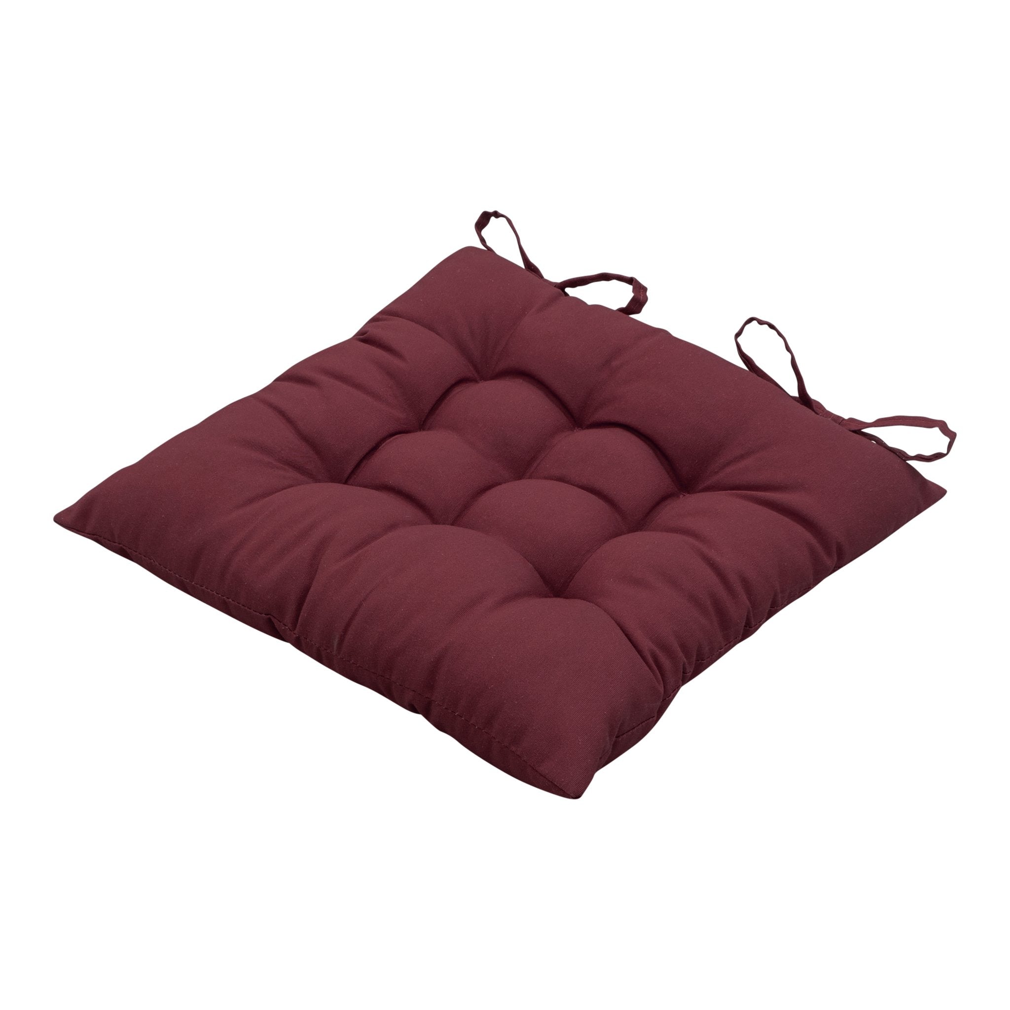 Madison Panama toscane zitkussen 46x46 cm - Panama bordeaux
