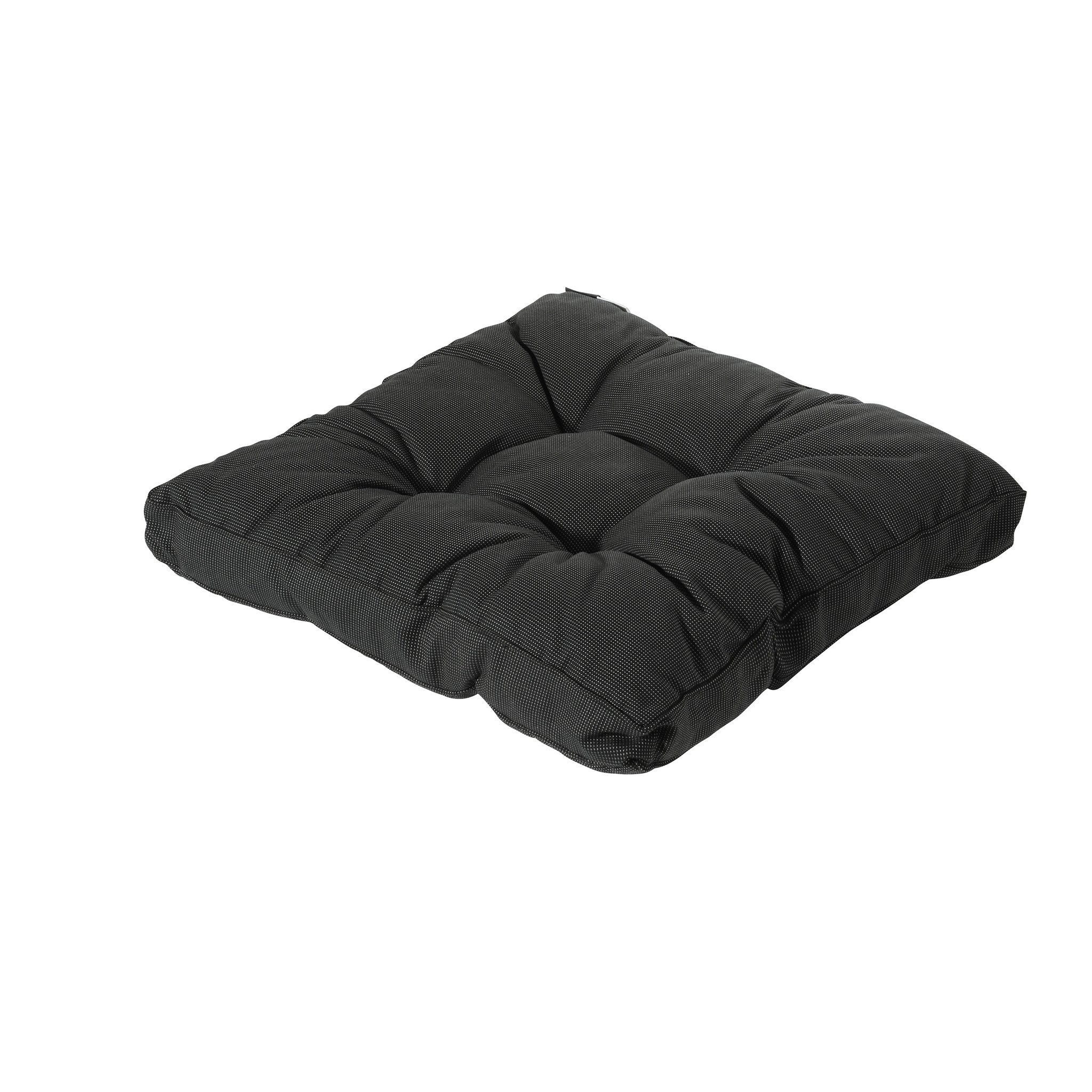 Madison Rib zitkussen 60x60 cm - Rib black
