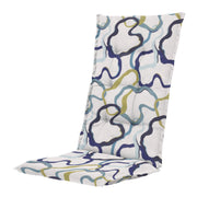 Madison Blaze hoge rug rugkussen 123x50 cm - Blaze blue