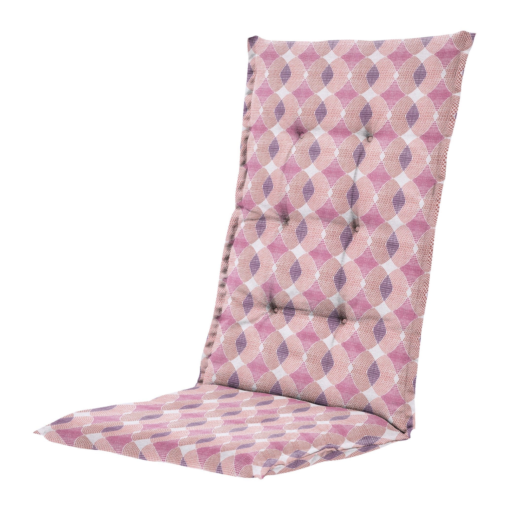 Madison Rae hoge rug rugkussen 123x50 cm - Rae purple