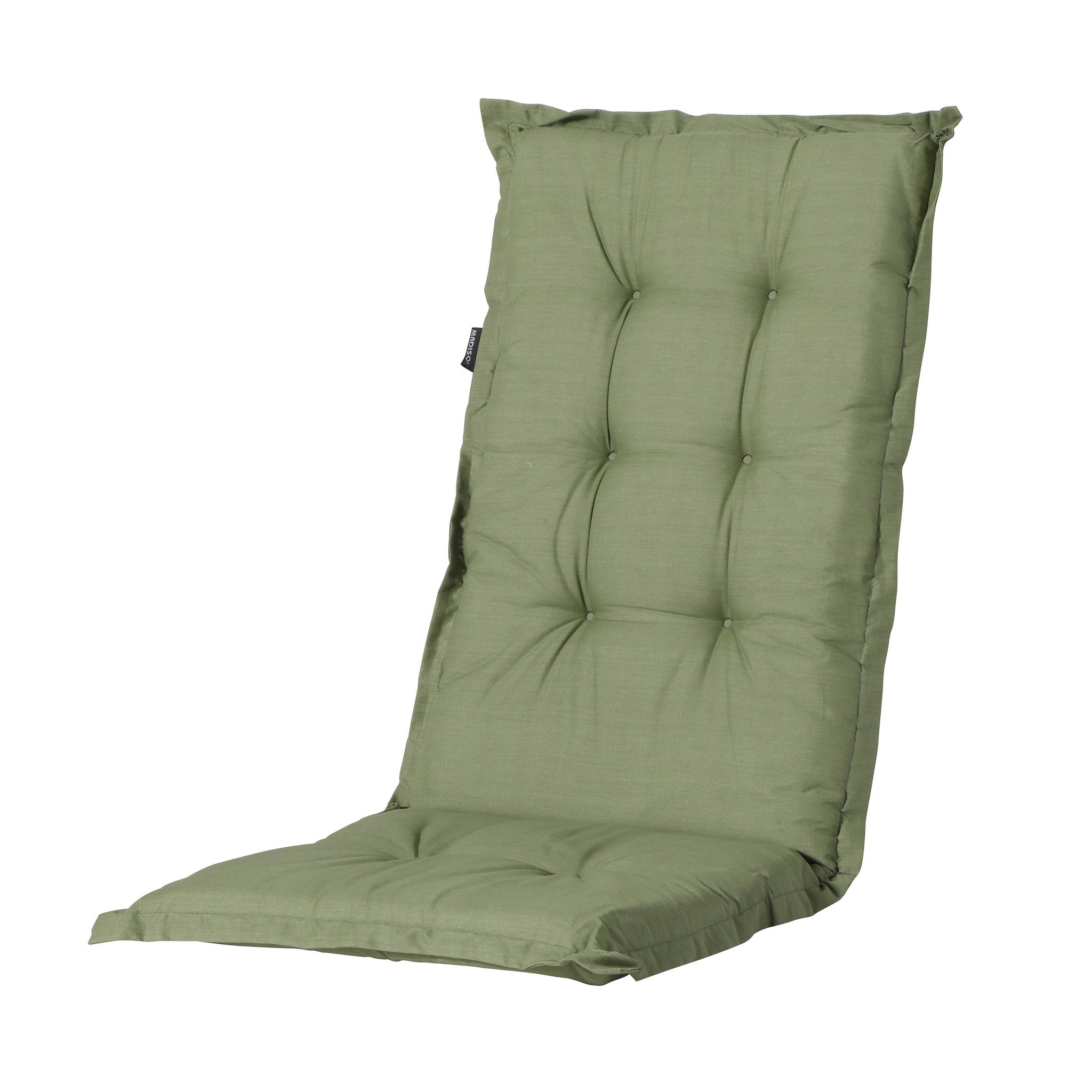 Madison Basic hoge rug basis rugkussen 123x50 cm - Basic green