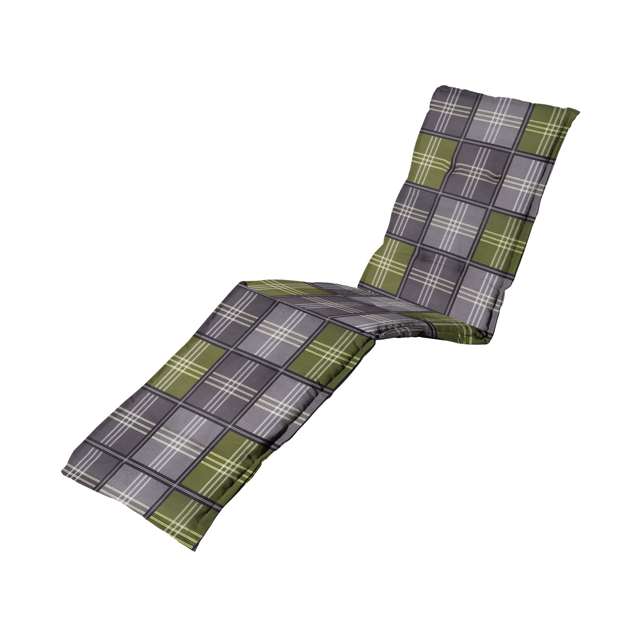 Madison Patchy standaard basis ligbedkussen 200x65 cm - Patchy olive