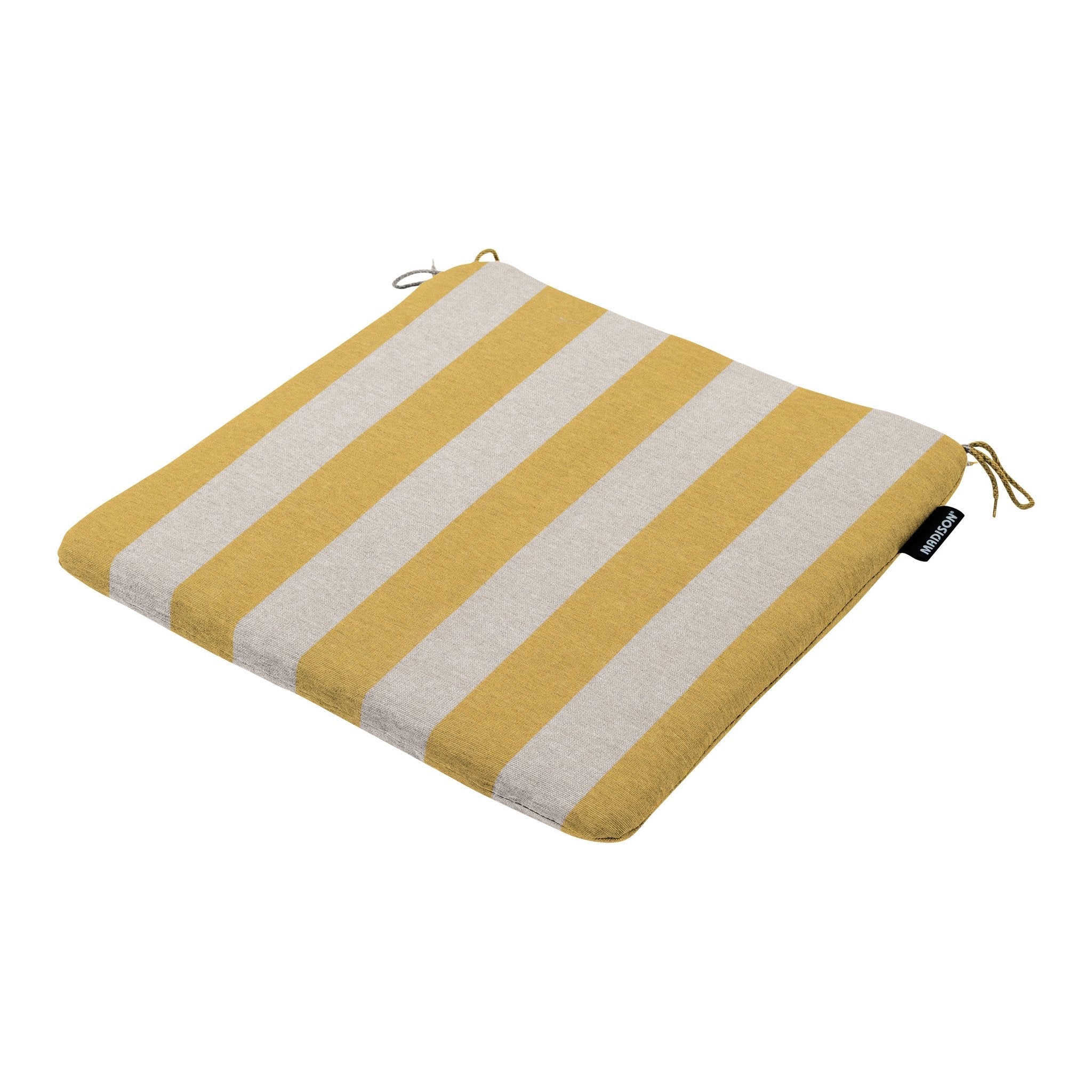 Madison Amora universeel rits zitkussen 40x40 cm - Amora mustard