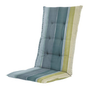 Madison Nox hoge rug basis rugkussen 123x50 cm - Nox azure