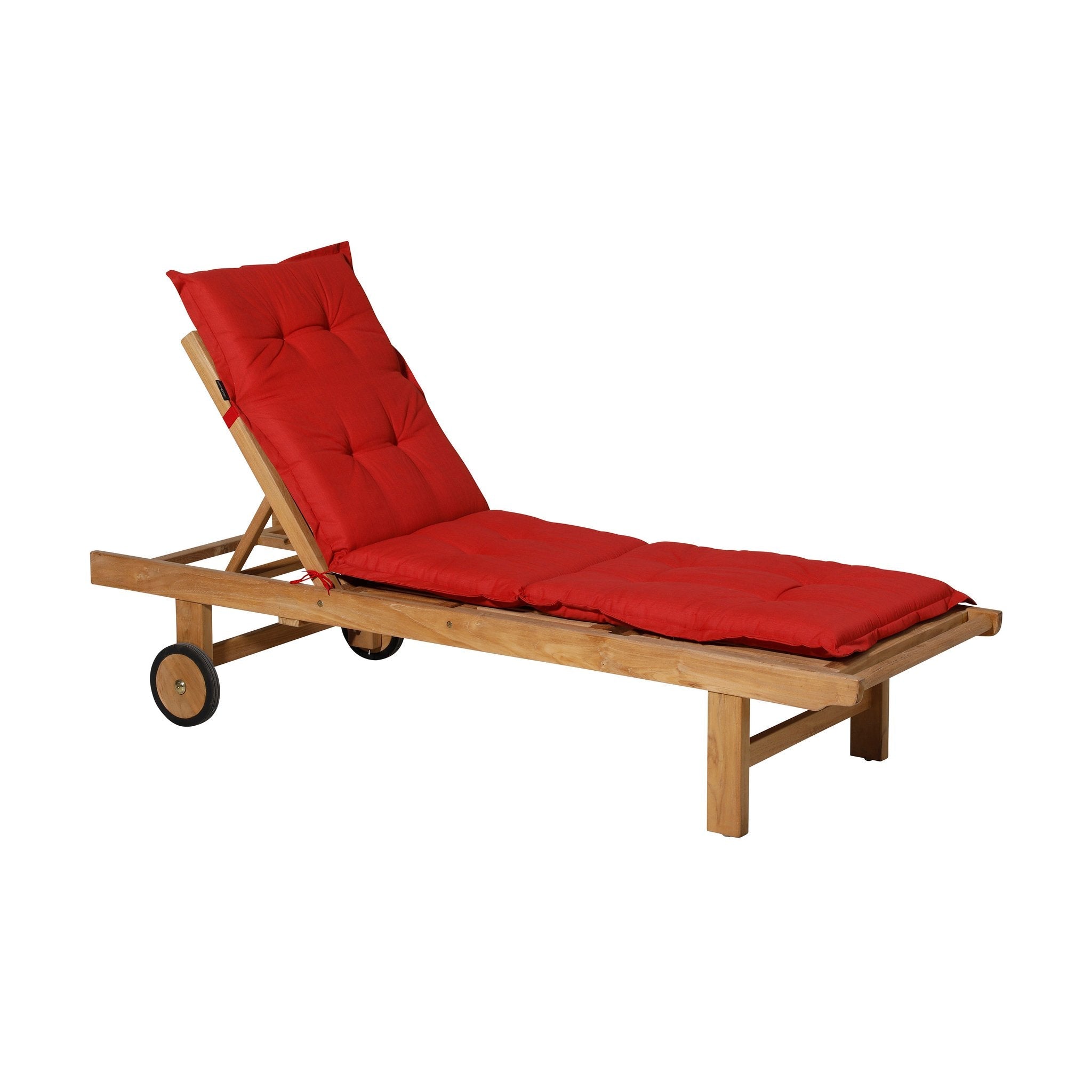 Madison Basic standaard basis ligbedkussen 200x65 cm - Basic red