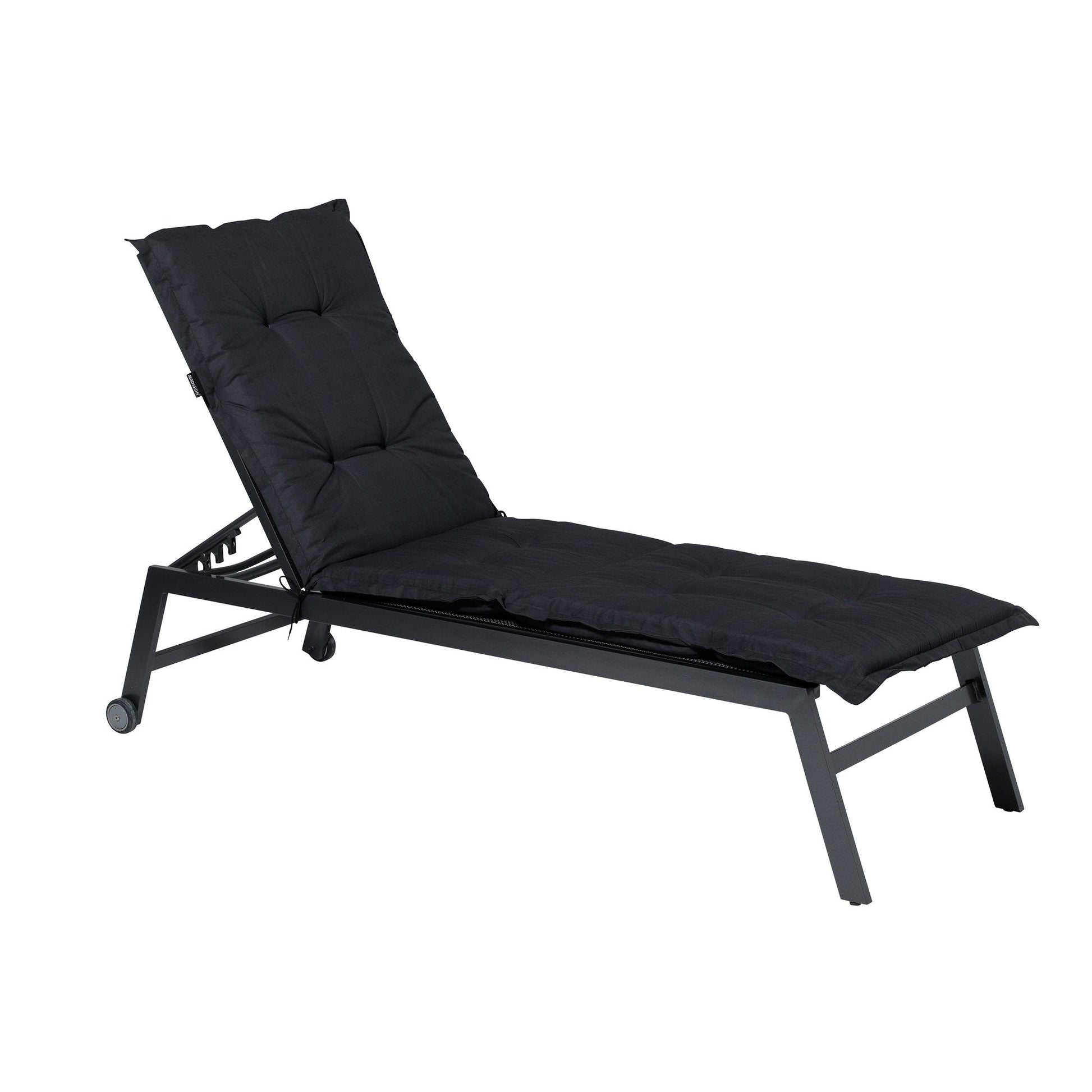 Madison Basic standaard basis ligbedkussen 200x65 cm - Basic black