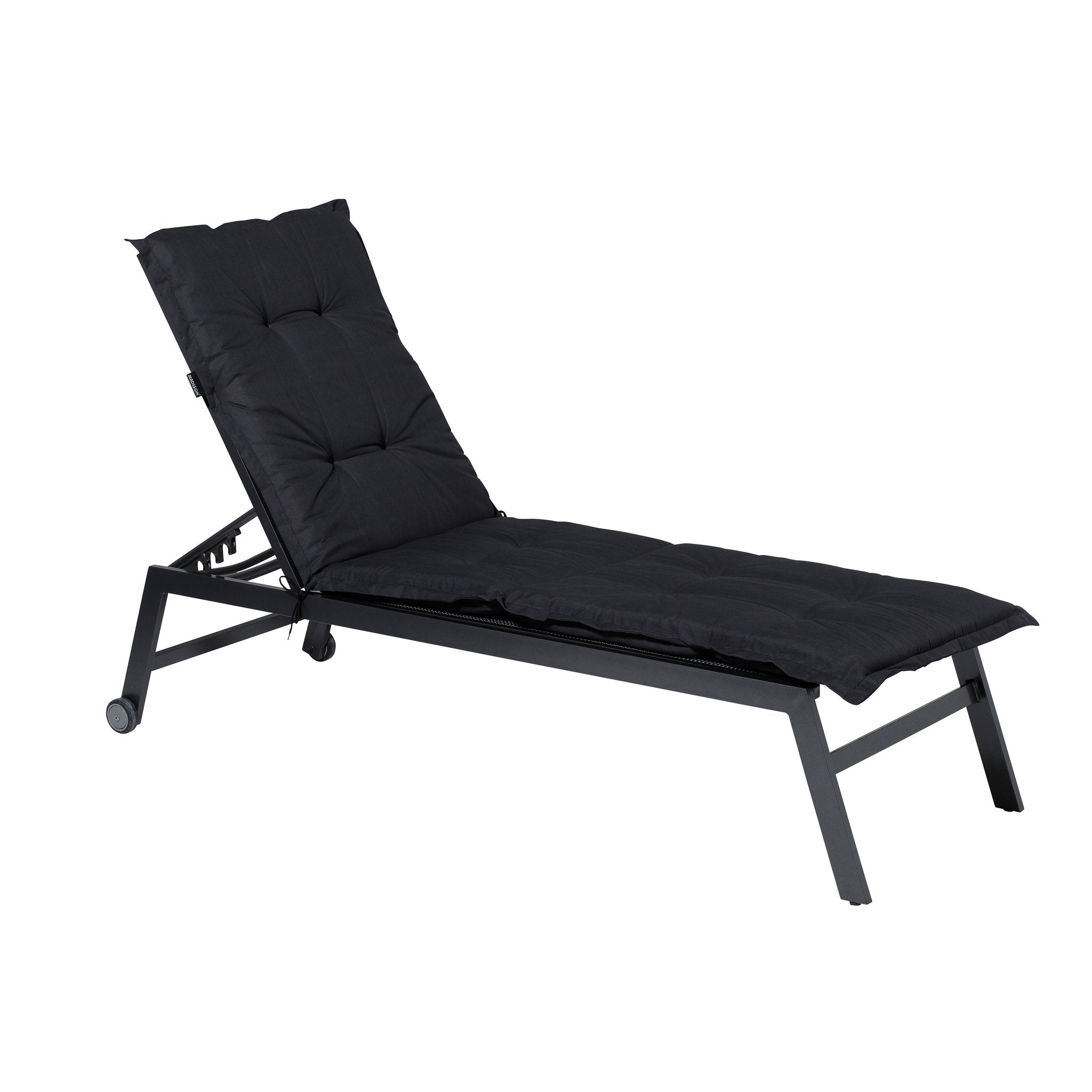 Madison Basic standaard basis ligbedkussen 200x65 cm - Basic black
