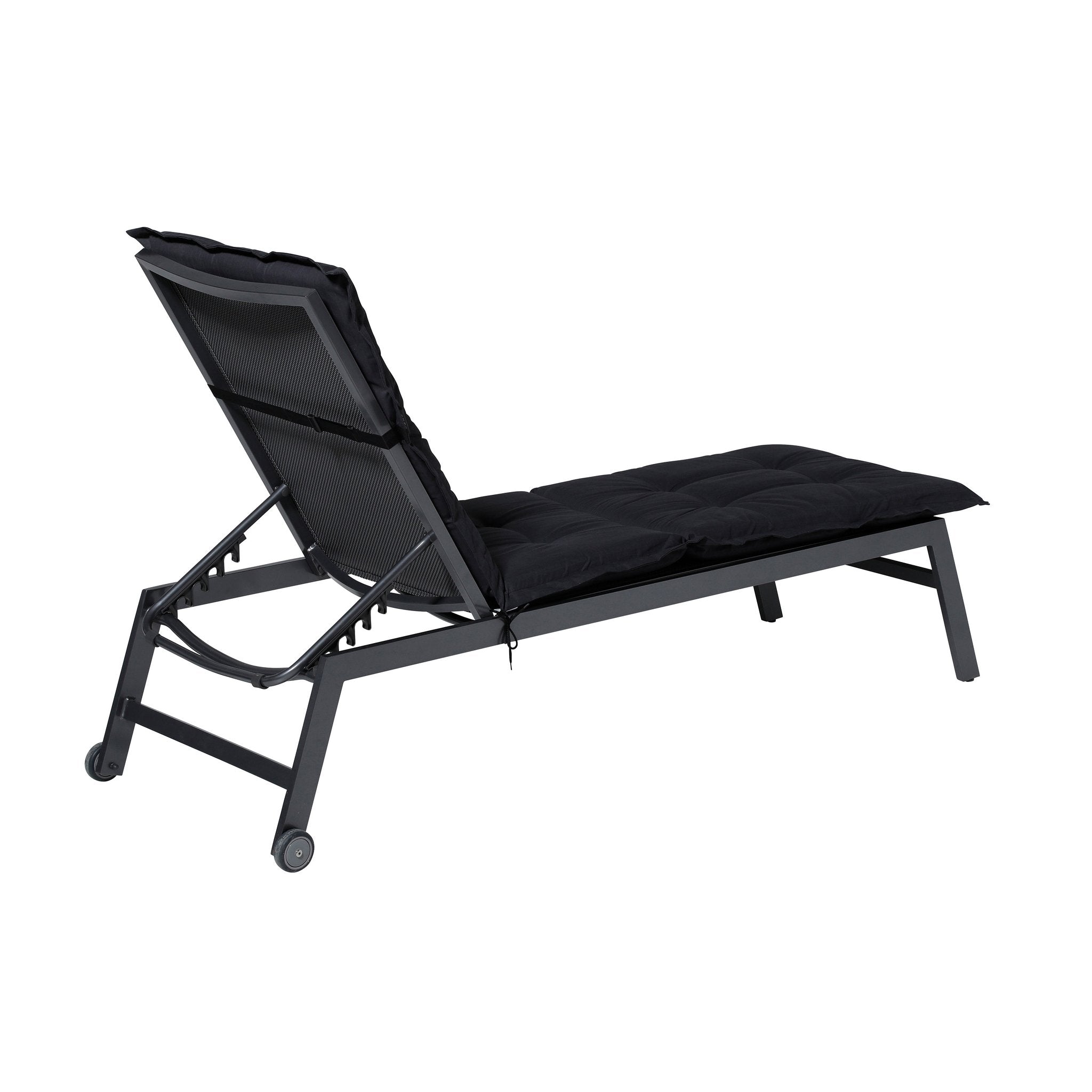 Madison Basic standaard basis ligbedkussen 200x65 cm - Basic black