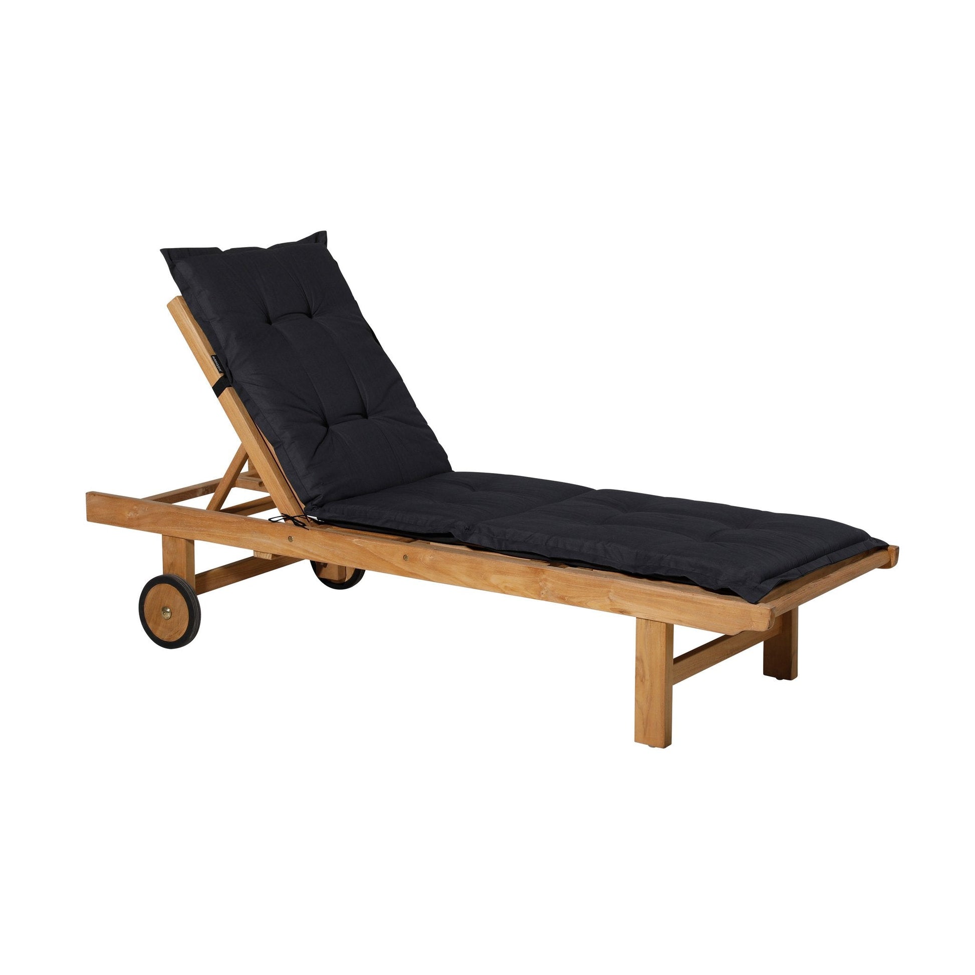 Madison Basic standaard basis ligbedkussen 200x65 cm - Basic black