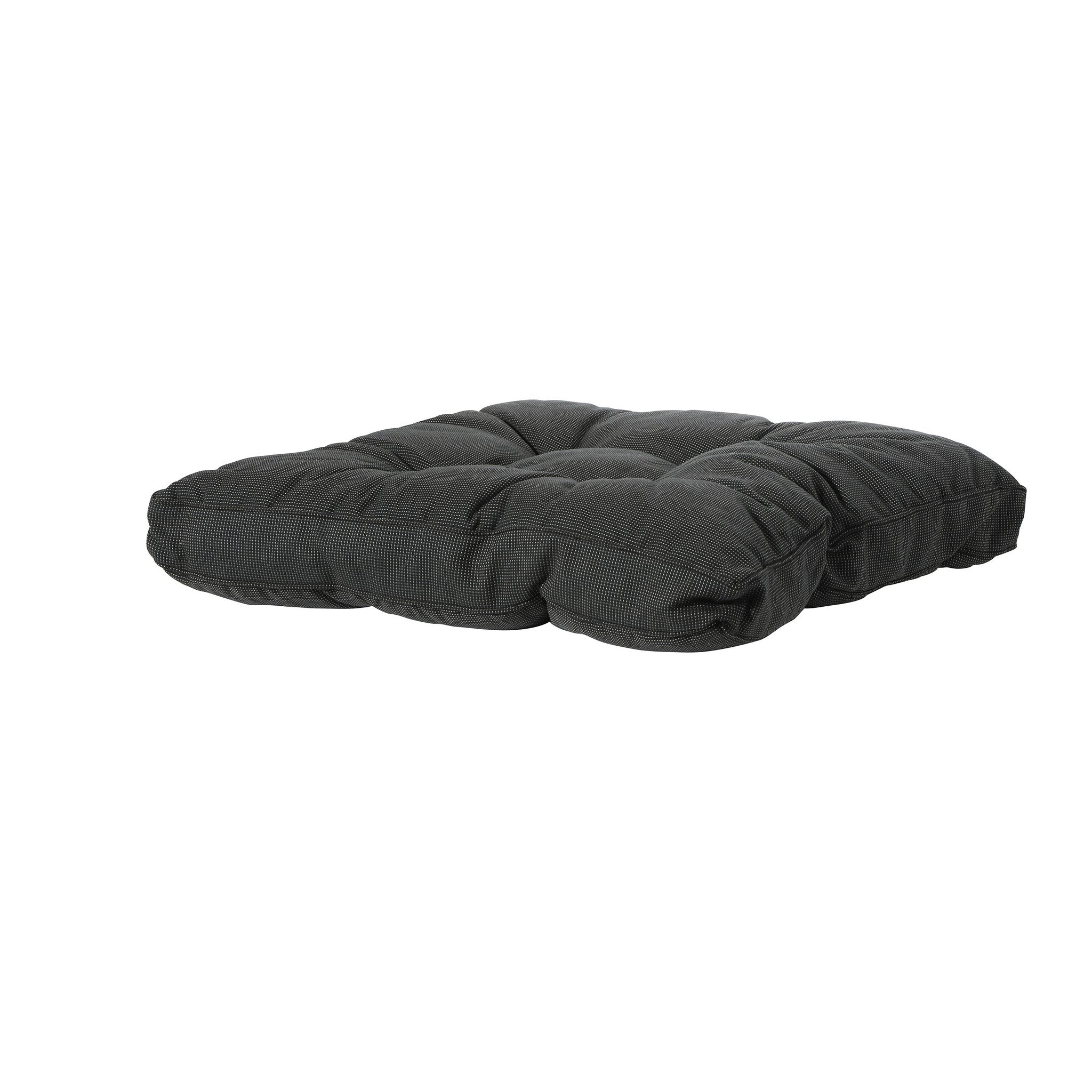 Madison Rib zitkussen 73x73 cm - Rib black