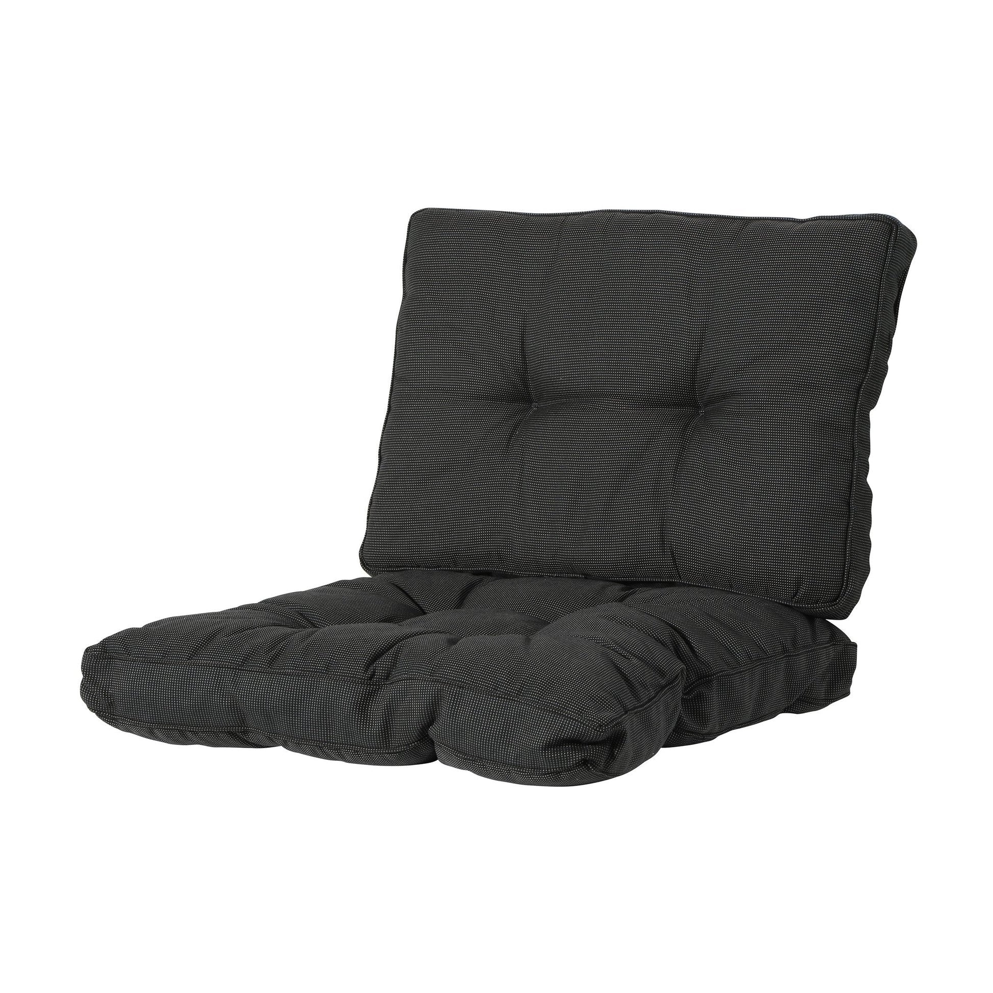 Madison Rib rugkussen 43x73 cm - Rib black