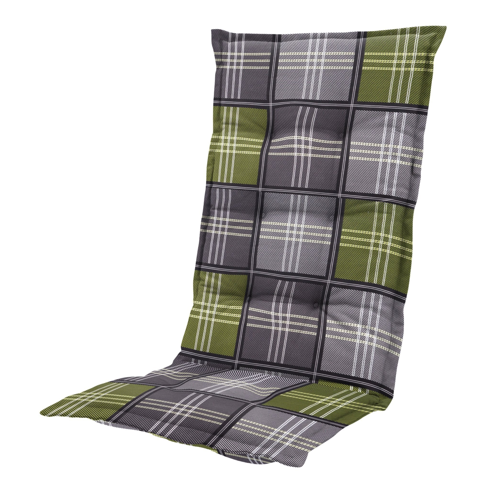 Madison Patchy hoge rug basis rugkussen 123x50 cm - Patchy olive