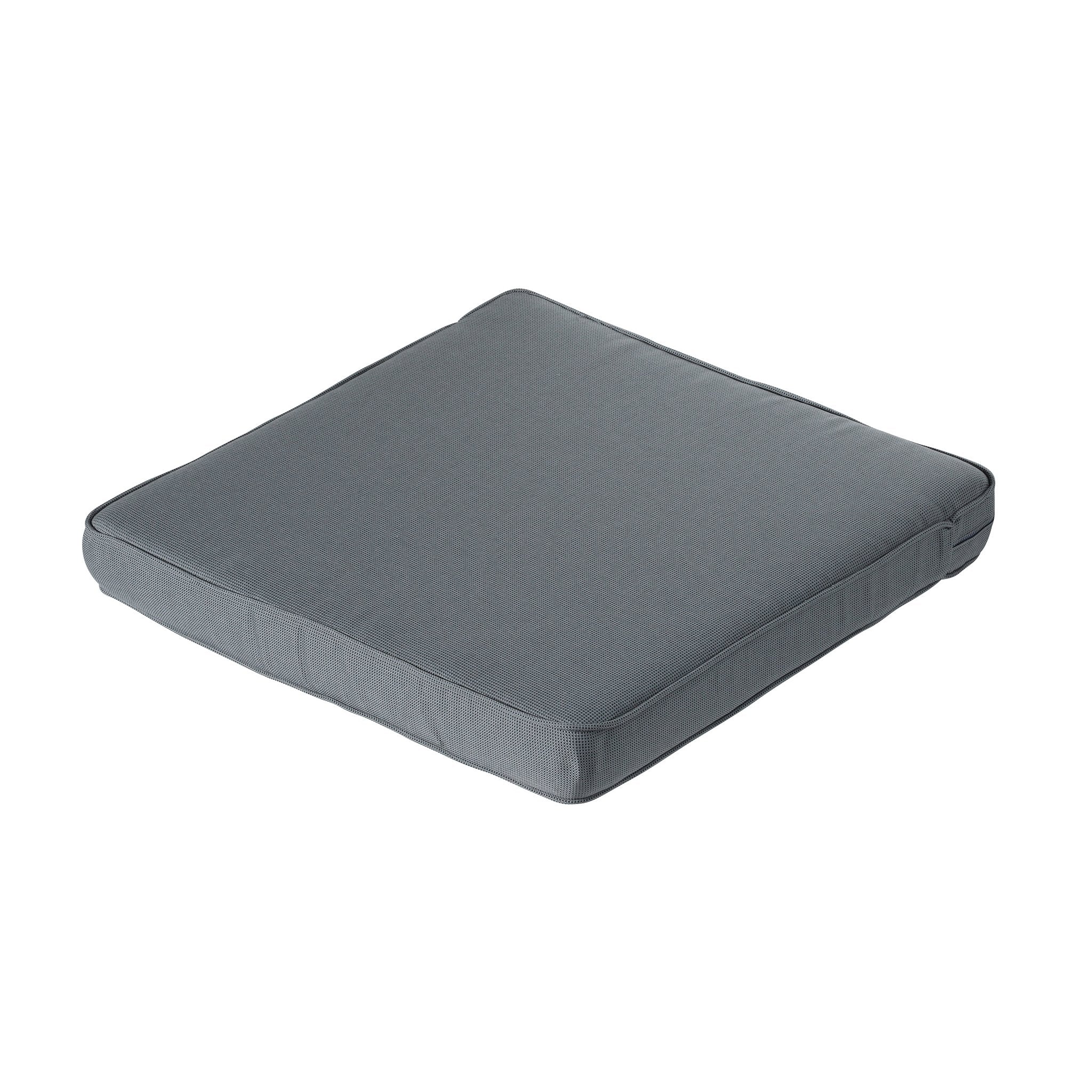 Madison Rib lounge zitkussen 60x60 cm - Rib grey