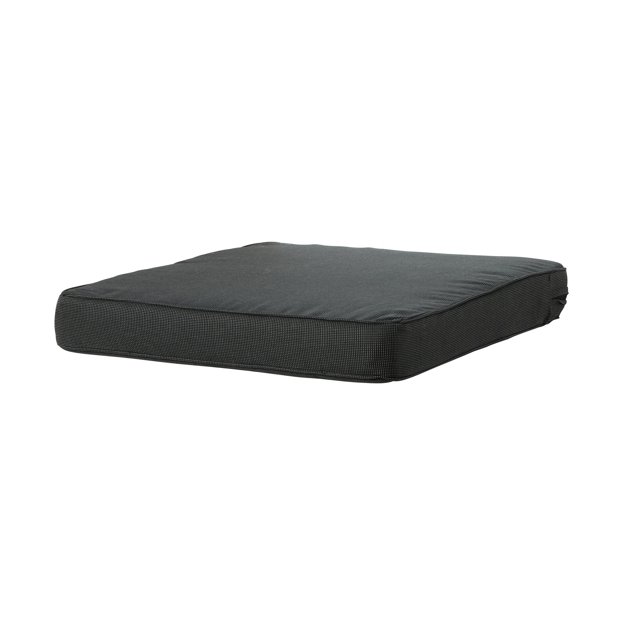 Madison Rib lounge luxe zitkussen 73x73 cm - Rib black