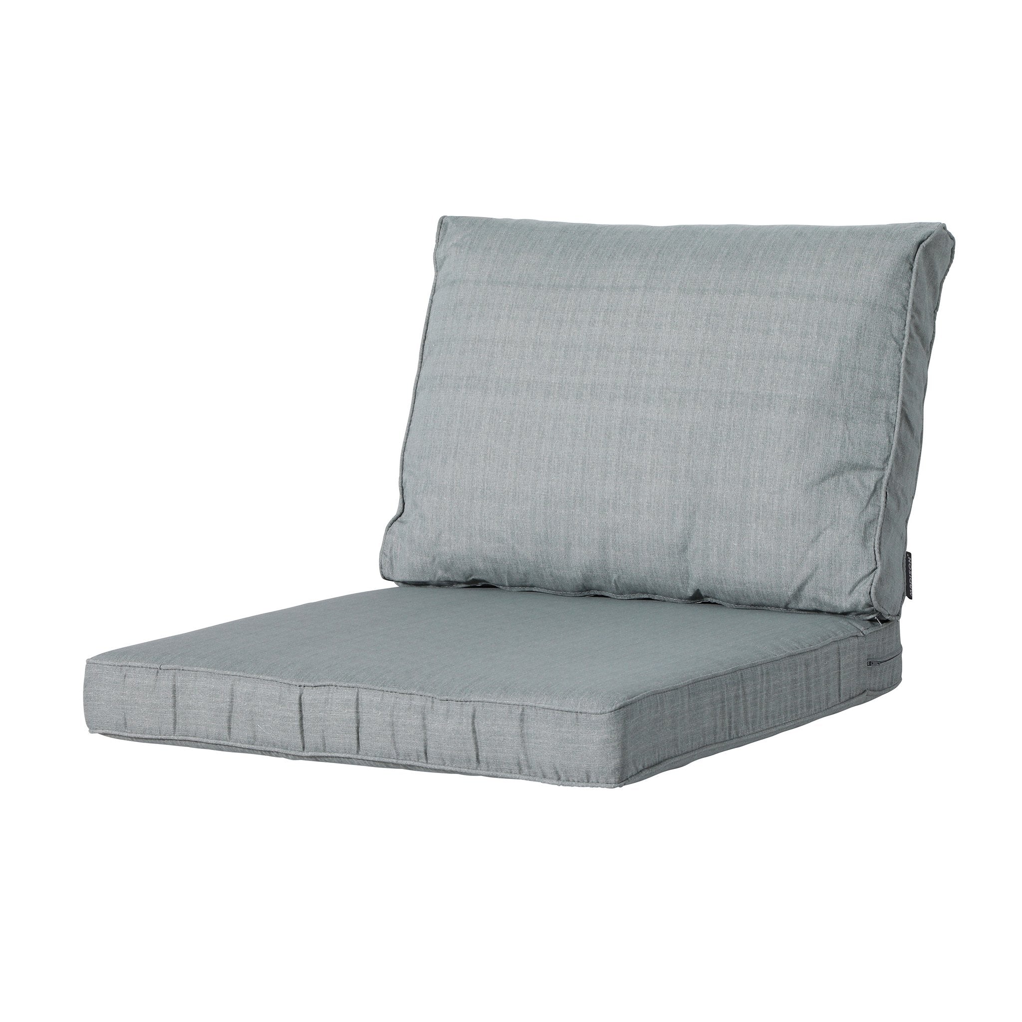 Madison Basic lounge rugkussen 43x73 cm - Basic grey