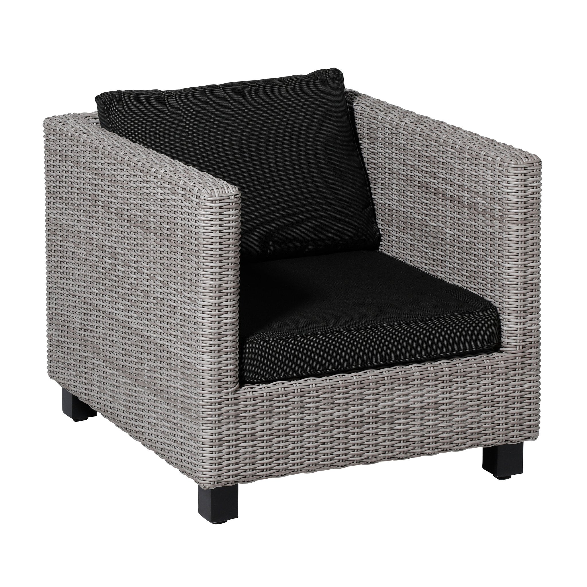 Madison Rib lounge rugkussen 43x73 cm - Rib black