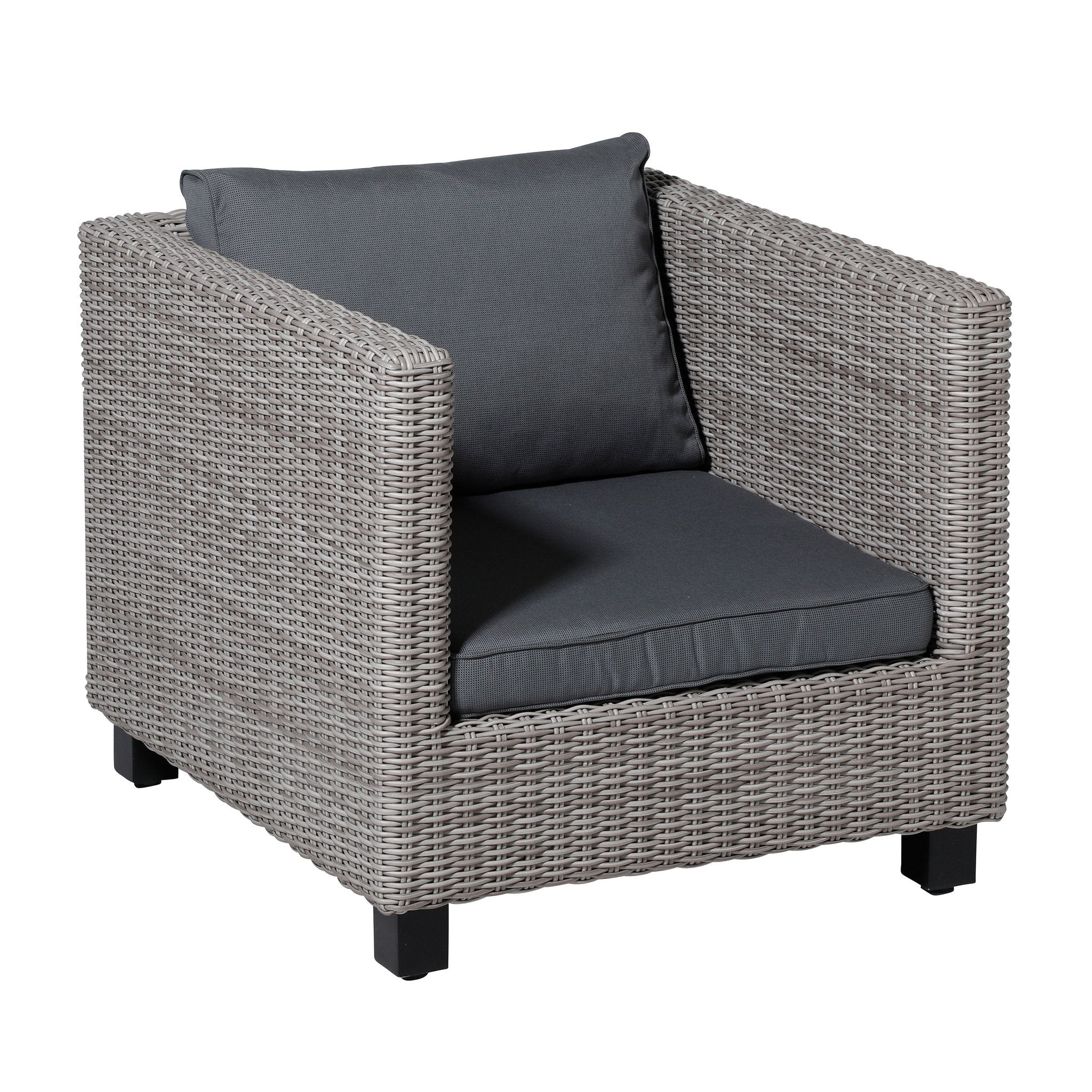 Madison Rib lounge rugkussen 43x73 cm - Rib grey