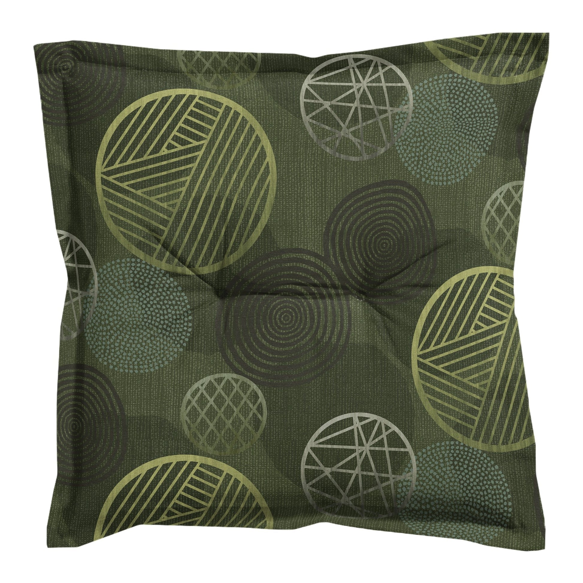 Madison Circle zitkussen 50x50 cm - Circle green