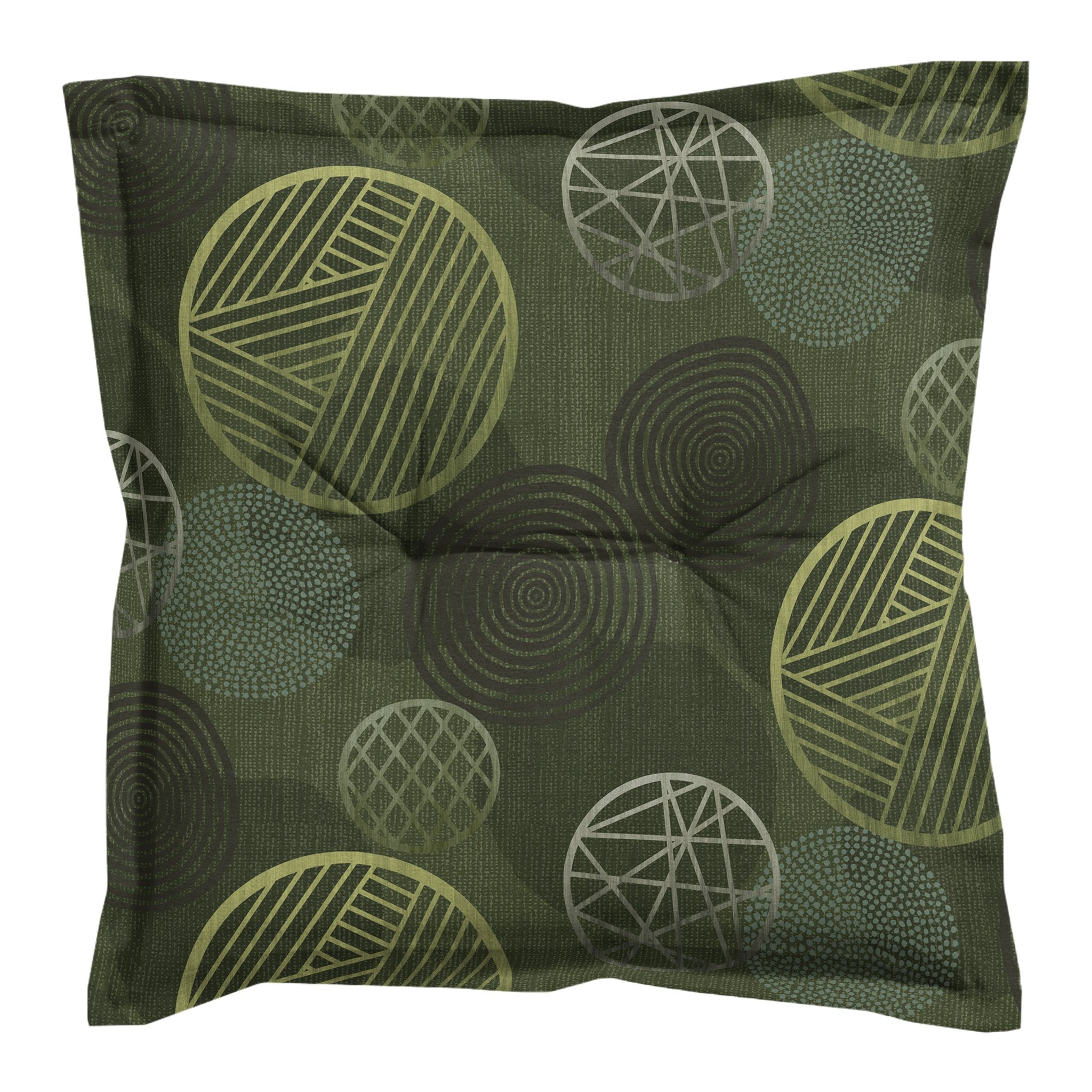 Madison Circle zitkussen 50x50 cm - Circle green