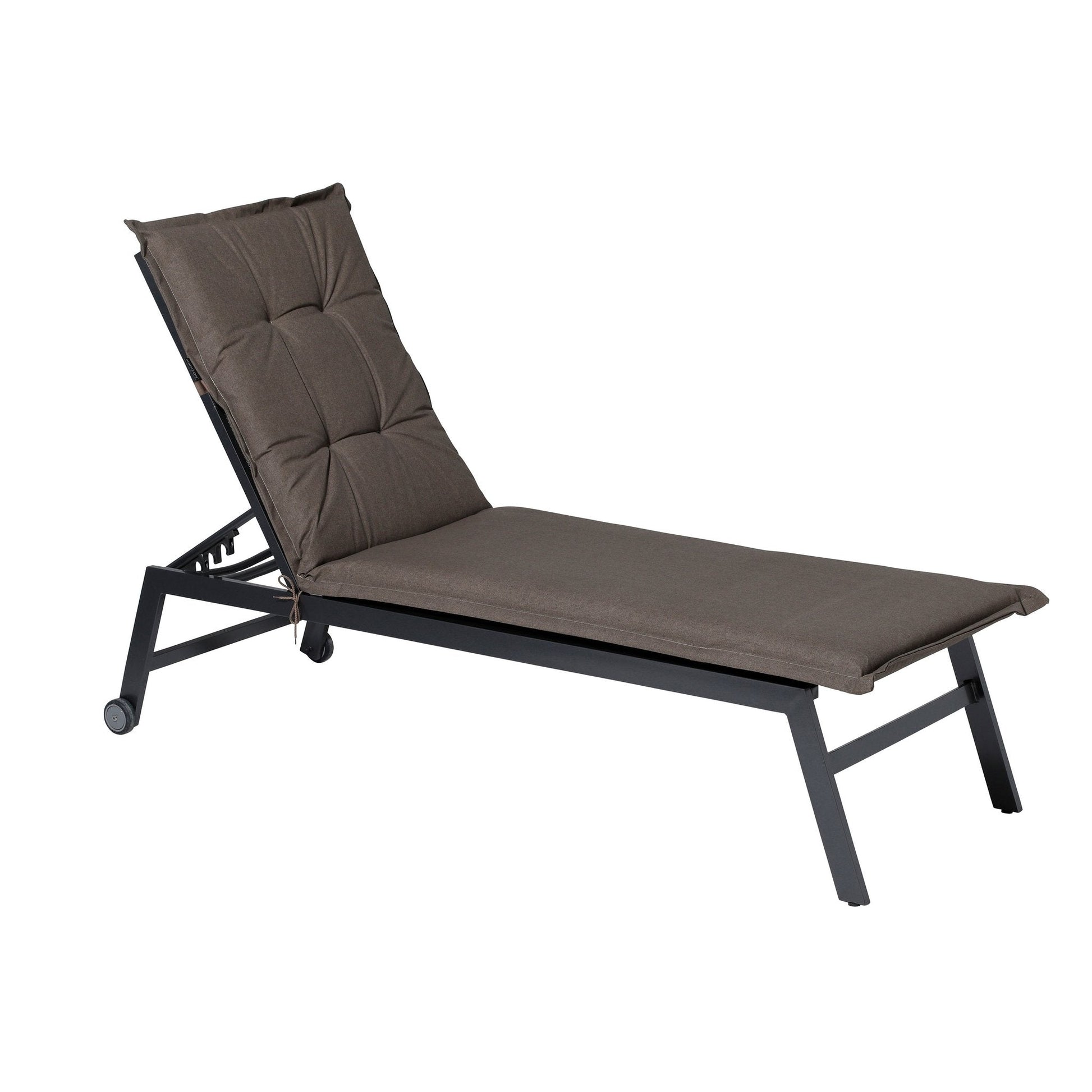 Madison Oxford standaard basis ligbedkussen 200x65 cm - Oxford taupe