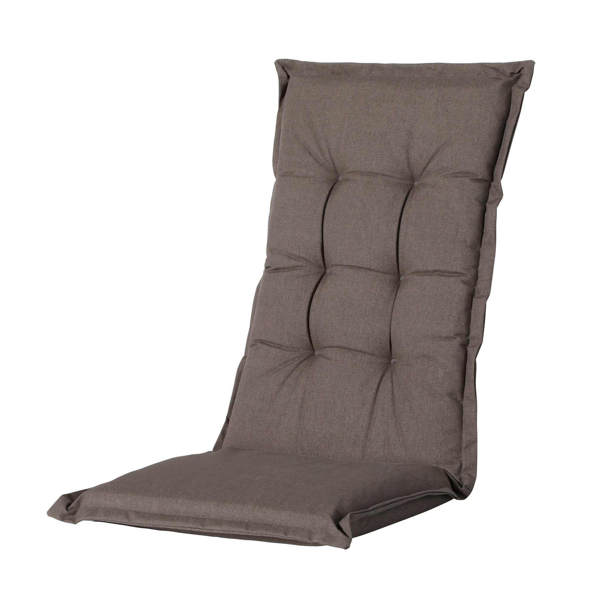 Madison Oxford hoge rug basis rugkussen 123x50 cm - Oxford taupe