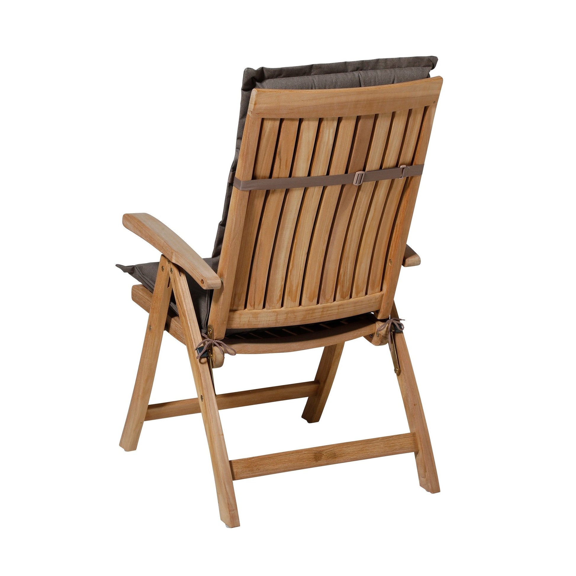 Madison Oxford hoge rug basis rugkussen 123x50 cm - Oxford taupe