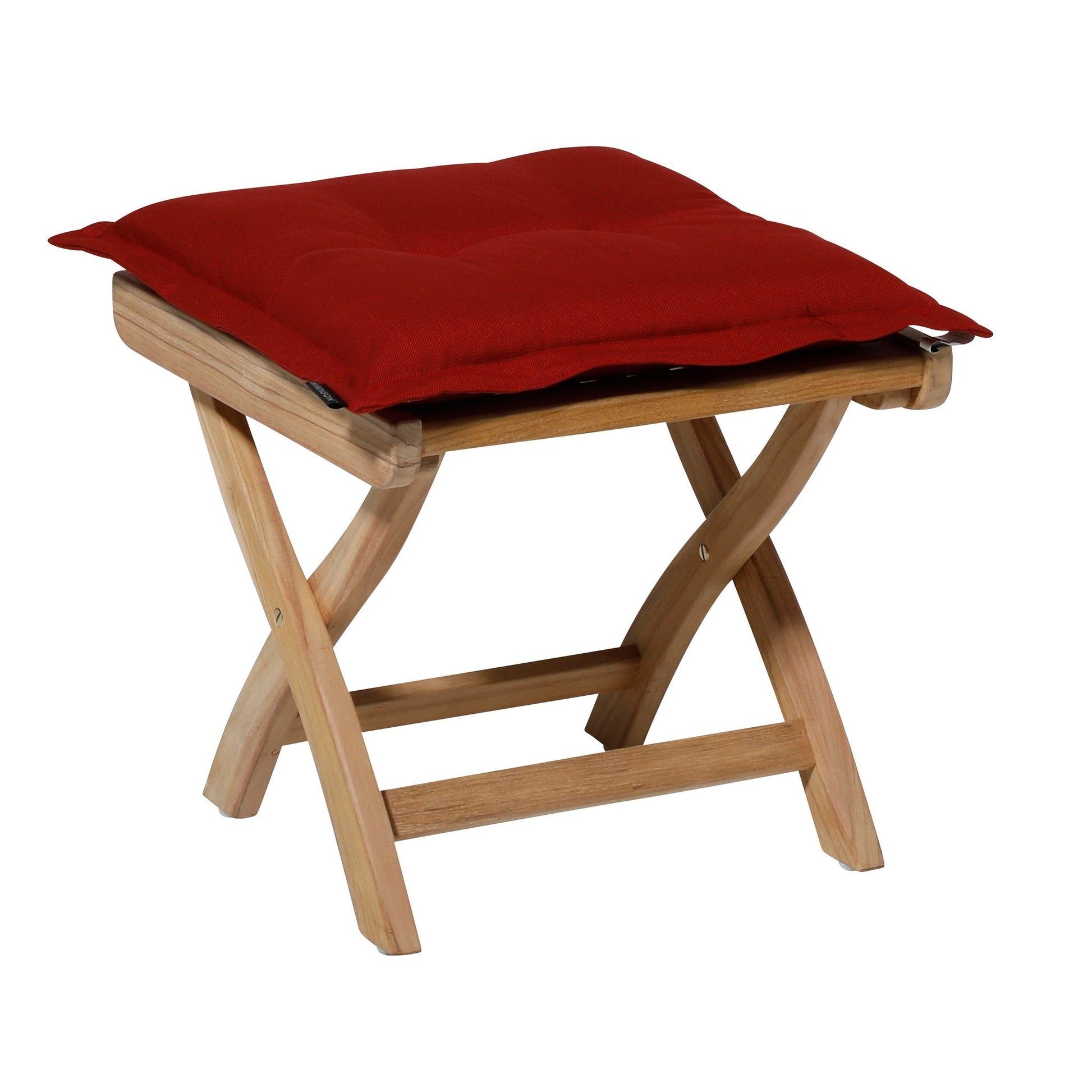 Madison Rib zitkussen 50x50 cm - Rib red