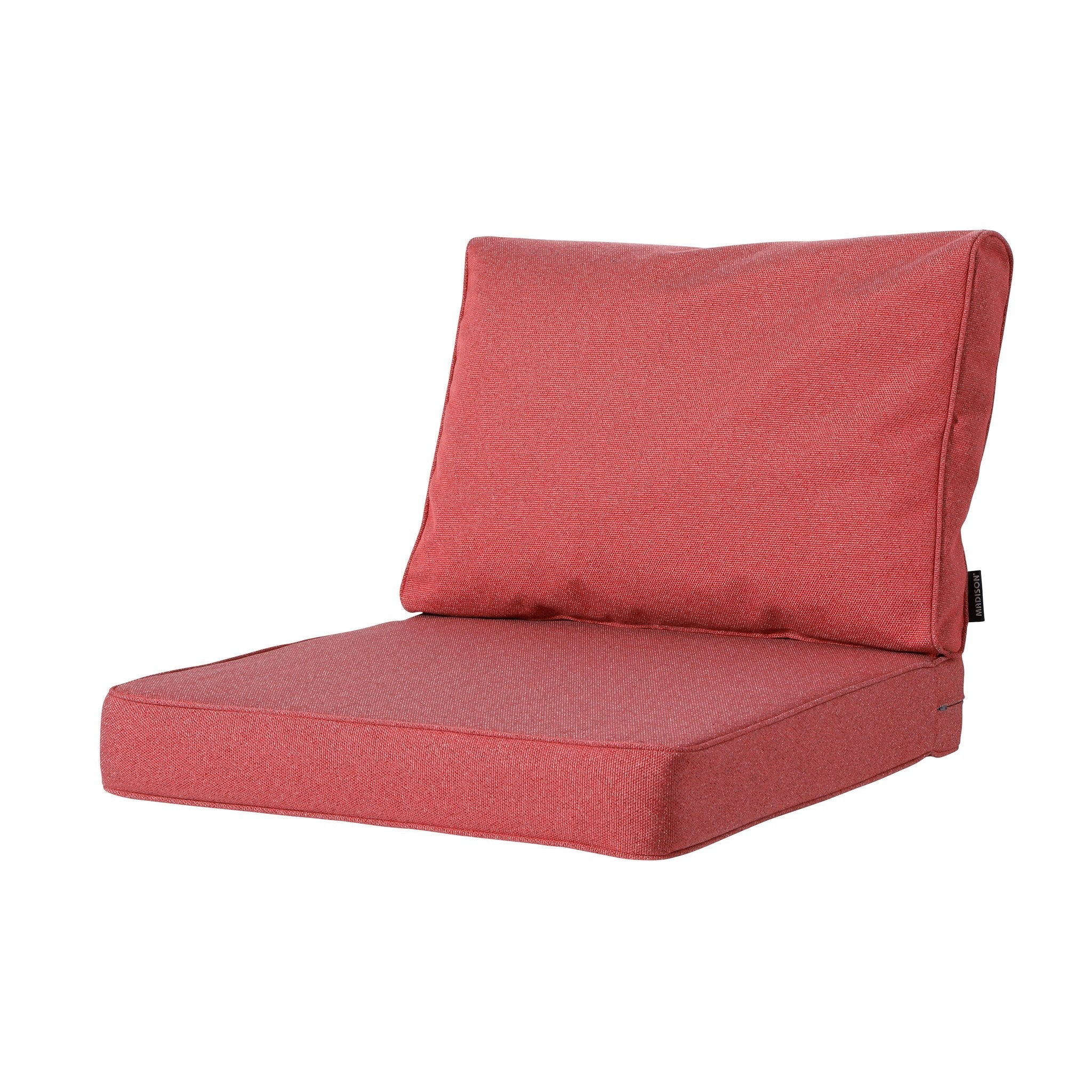 Madison Manchester lounge luxe zitkussen 73x73 cm - Manchester red
