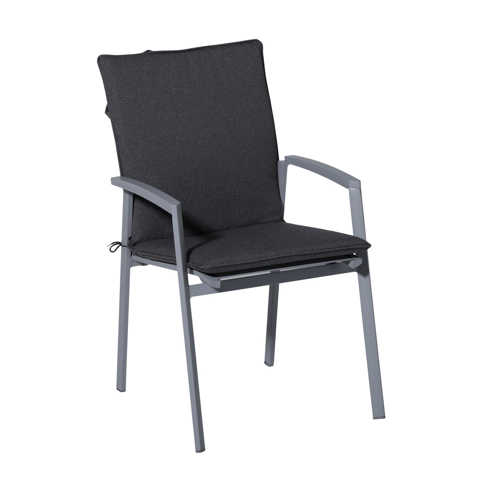 Madison Manchester stapelstoel stoelkussen 97x49 cm - Manchester grey