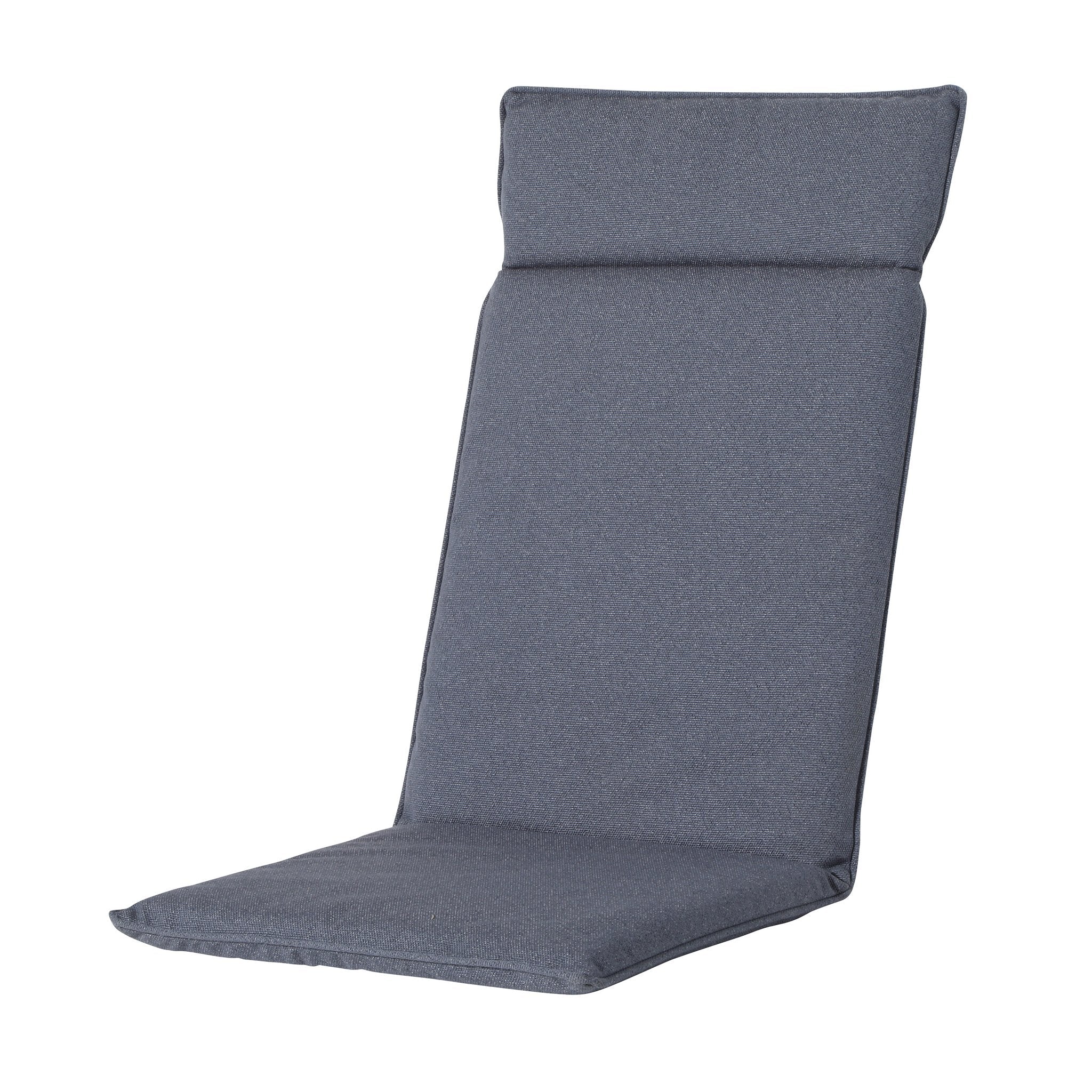 Madison Manchester hoge rug rugkussen 120x50 cm - Manchester denim grey