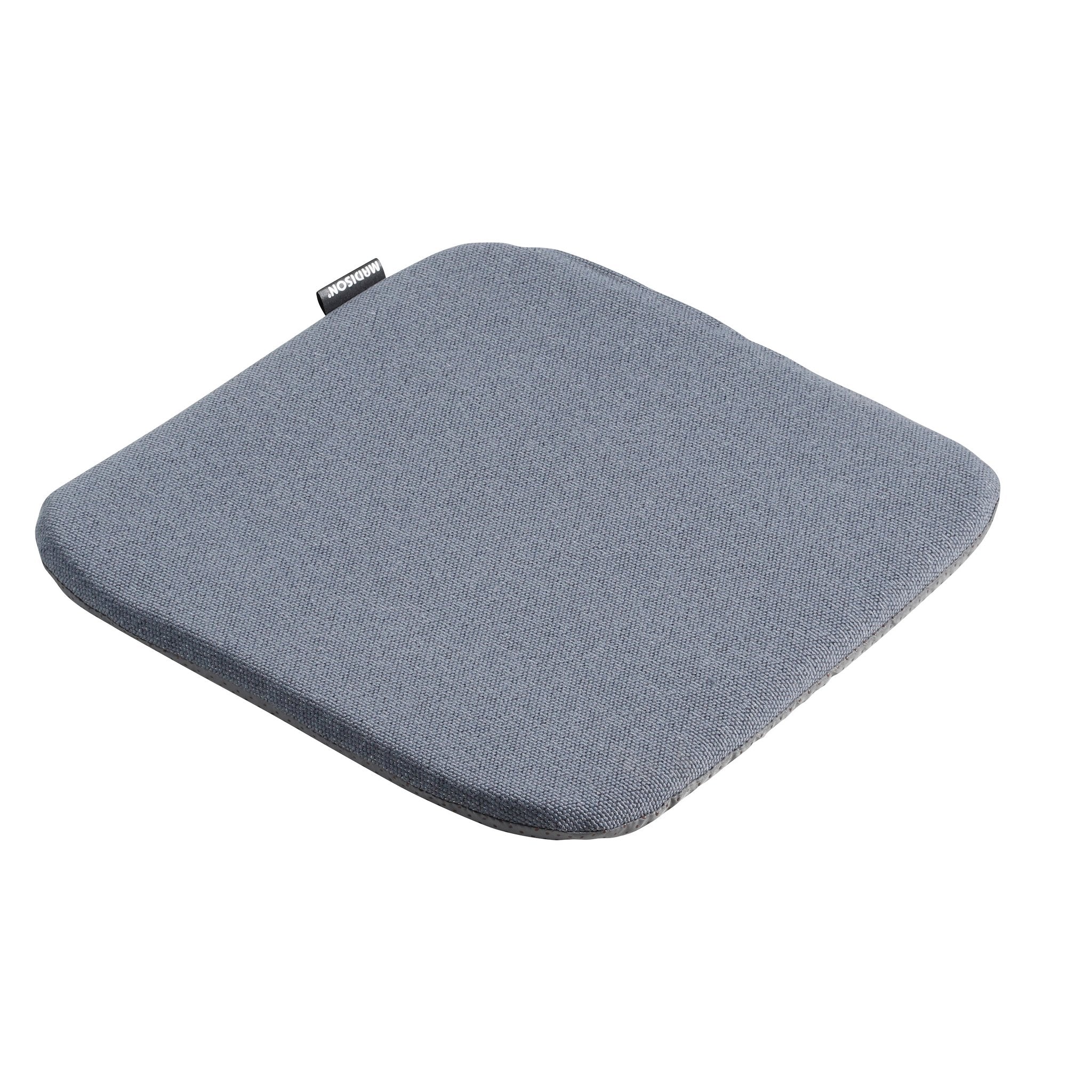 Madison Manchester stoelkussen 40x40 cm - Manchester denim grey