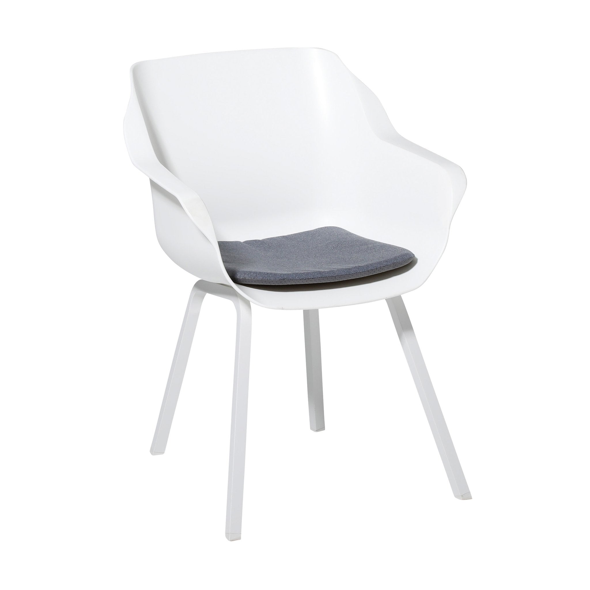 Madison Manchester stoelkussen 40x40 cm - Manchester denim grey