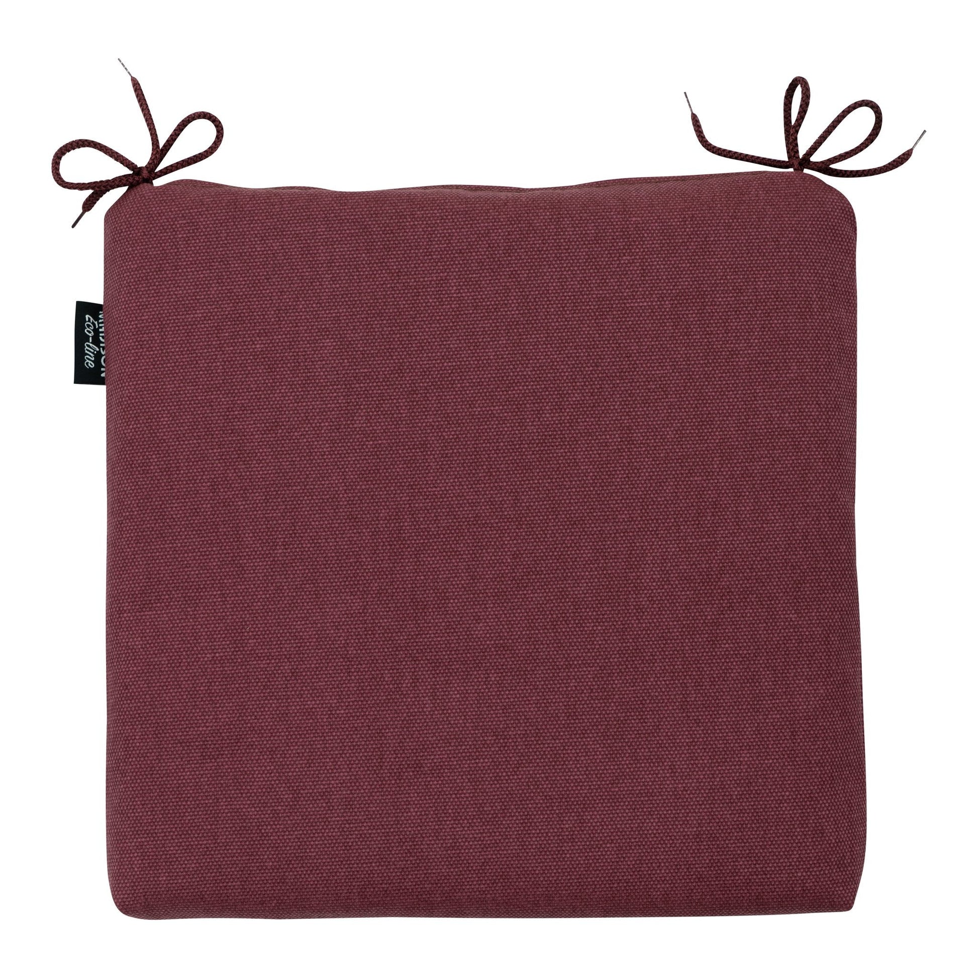 Madison Canvas Eco+ universeel rits zitkussen 40x40 cm - Bordeaux canvas eco+
