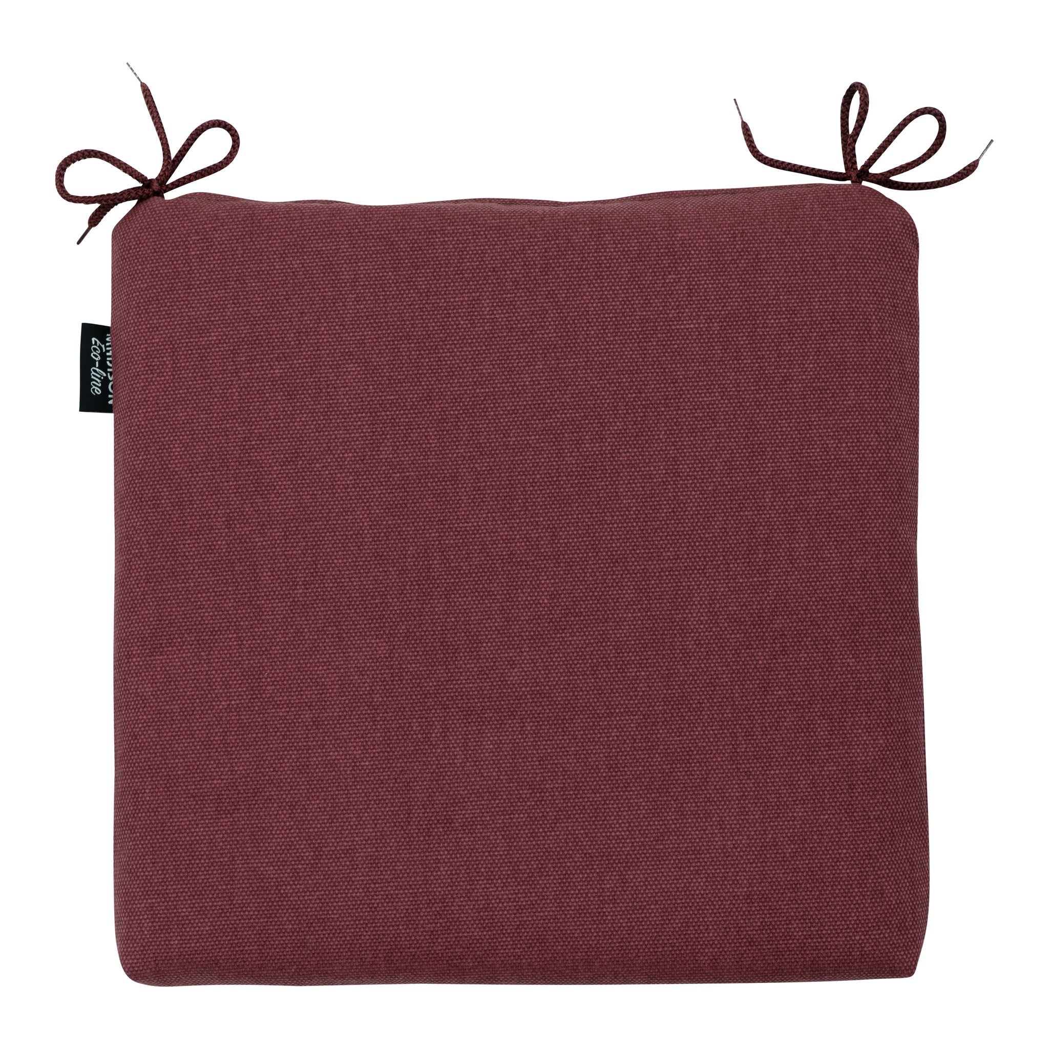 Madison Canvas Eco+ universeel rits zitkussen 40x40 cm - Bordeaux canvas eco+