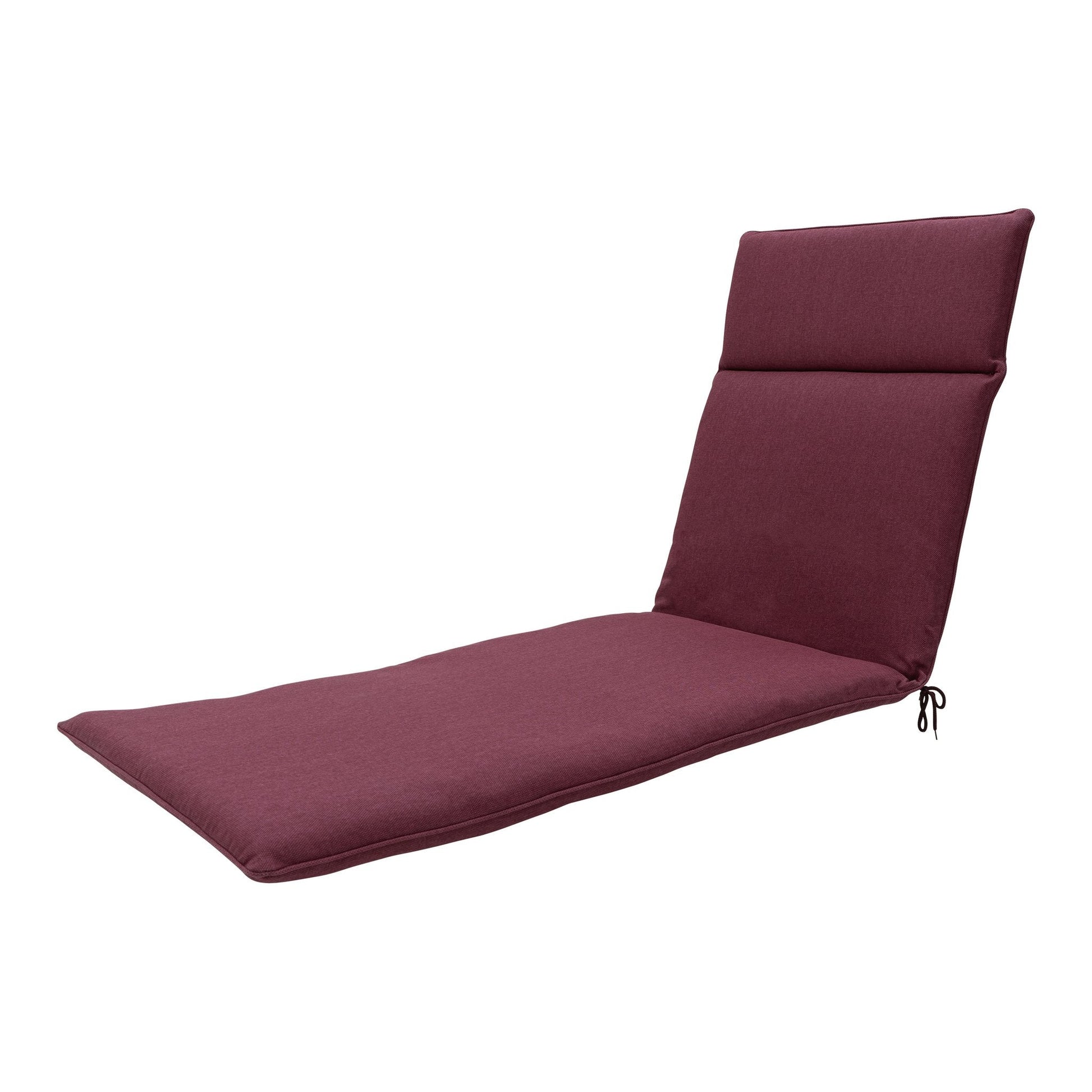 Madison Canvas Eco+ standaard ligbedkussen 190x60 cm - Bordeaux canvas eco+