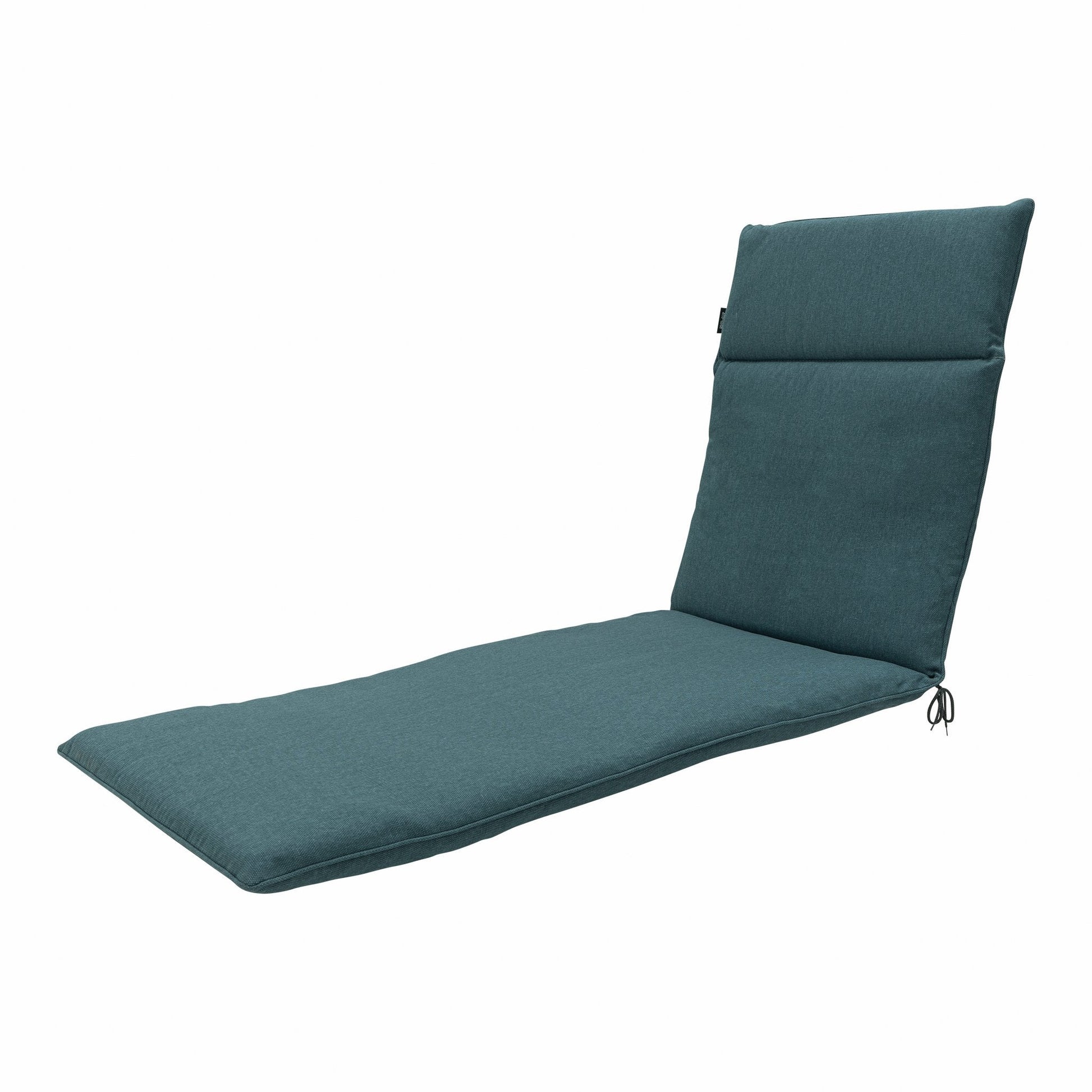 Madison Canvas Eco+ standaard ligbedkussen 190x60 cm - Sea blue canvas eco+