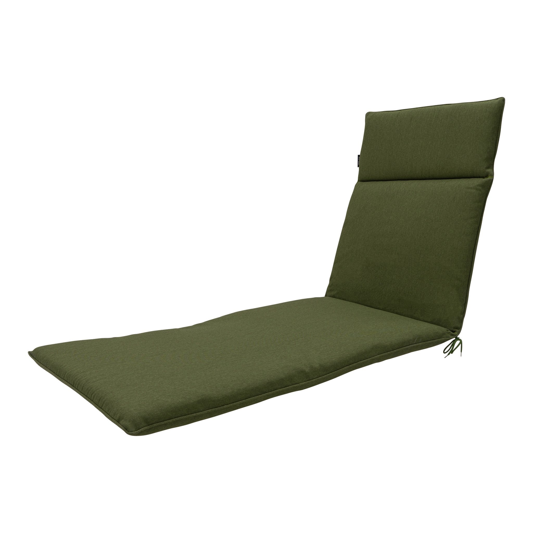 Madison Canvas Eco+ standaard ligbedkussen 190x60 cm - Moss green canvas eco+