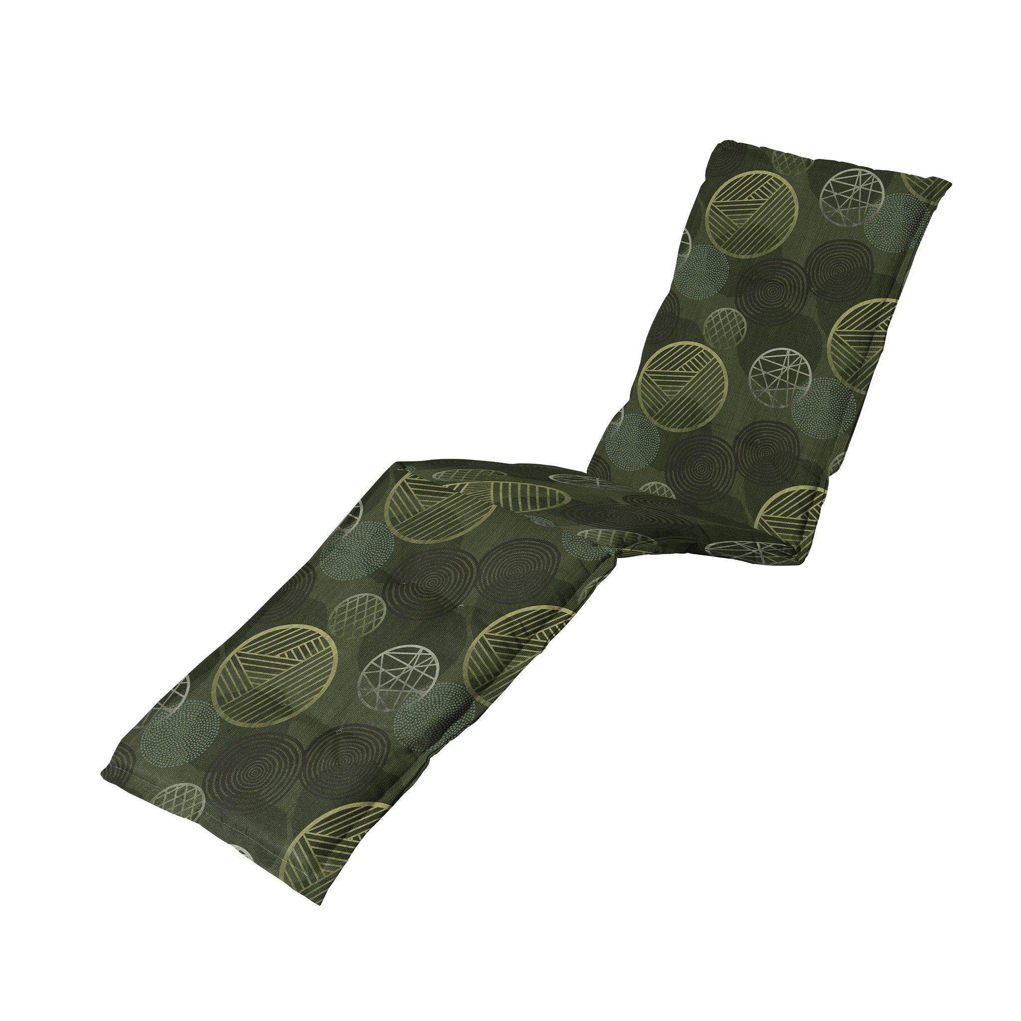 Madison Circle standaard basis ligbedkussen 200x65 cm - Circle green