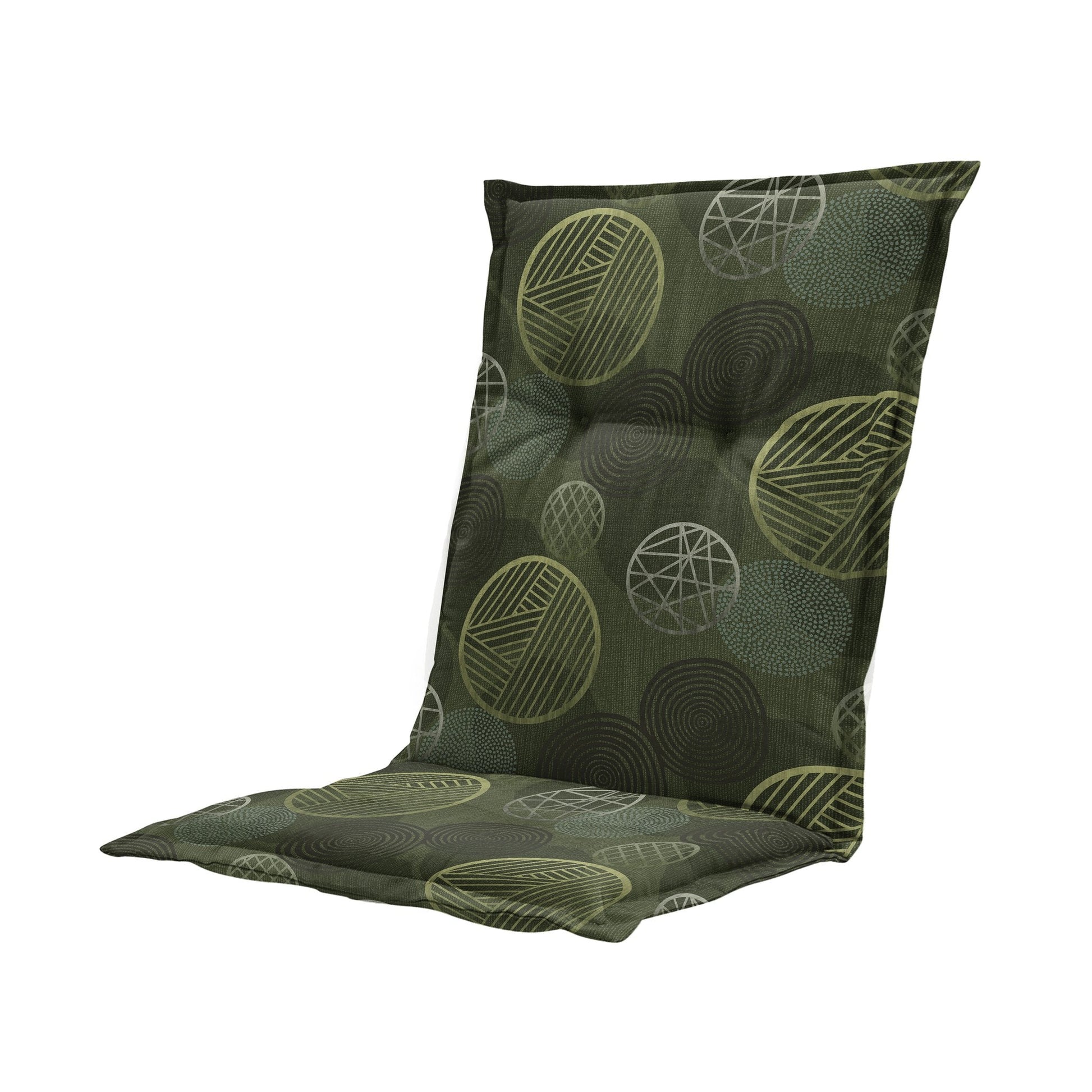 Madison Circle lage rug rugkussen 105x50 cm - Circle green