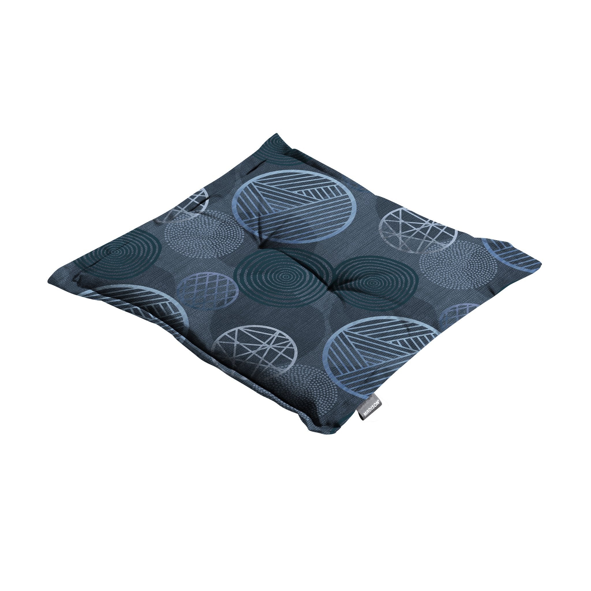 Madison Circle zitkussen 50x50 cm - Circle blue
