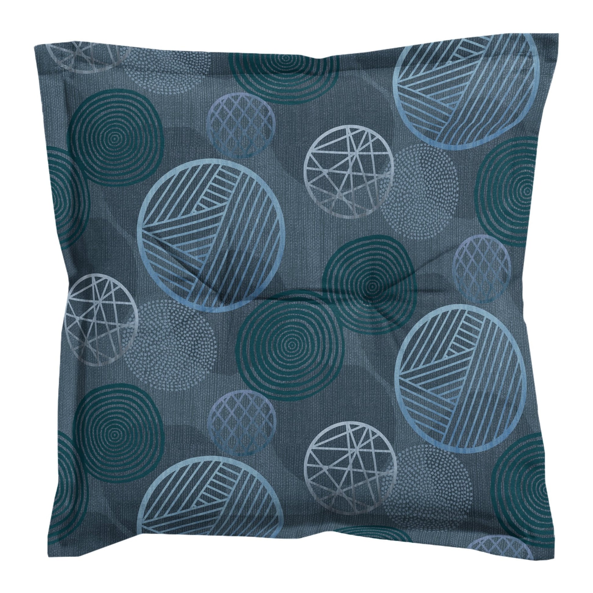 Madison Circle zitkussen 50x50 cm - Circle blue