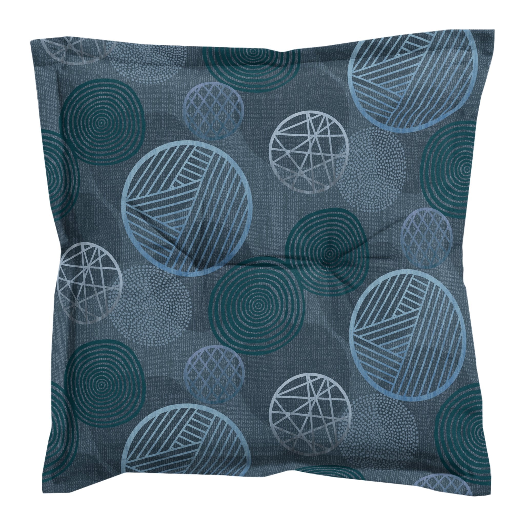 Madison Circle zitkussen 50x50 cm - Circle blue