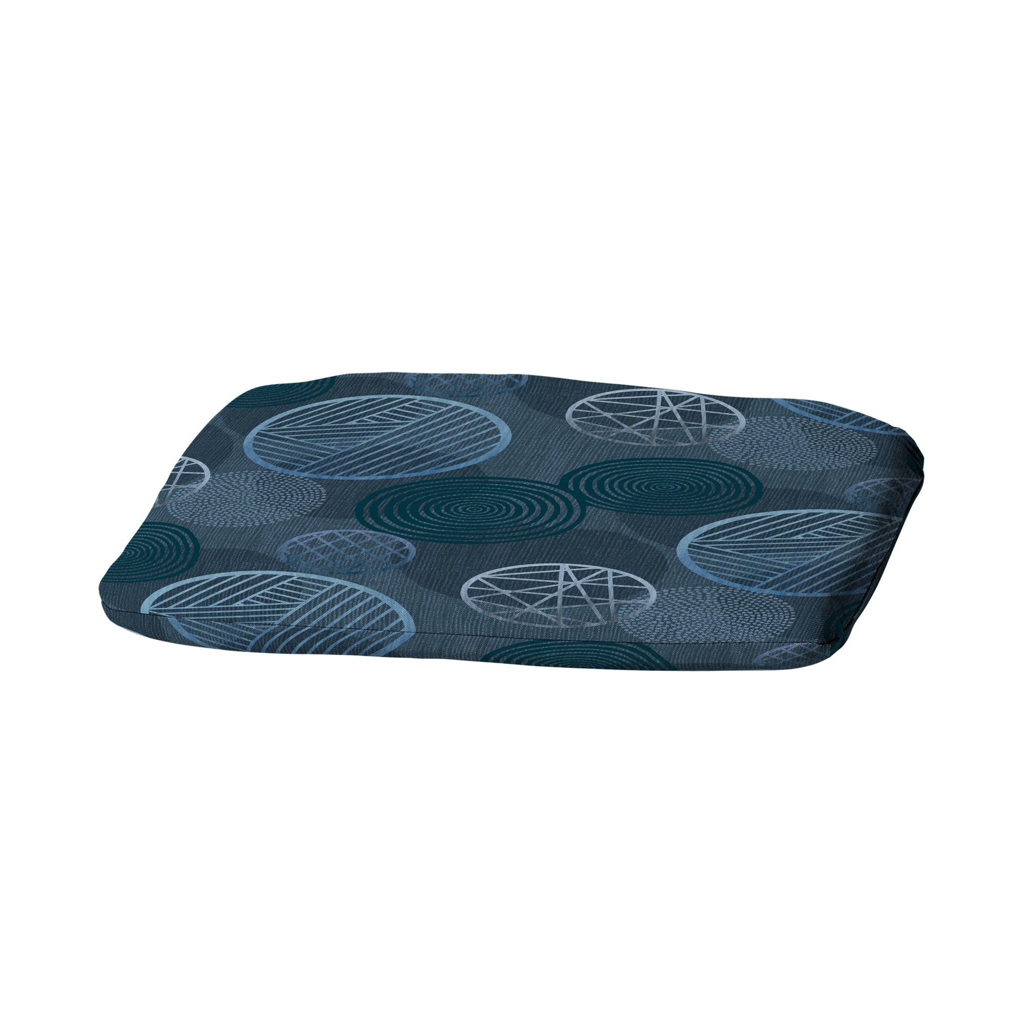 Madison Circle zitkussen 46x48 cm - Circle blue