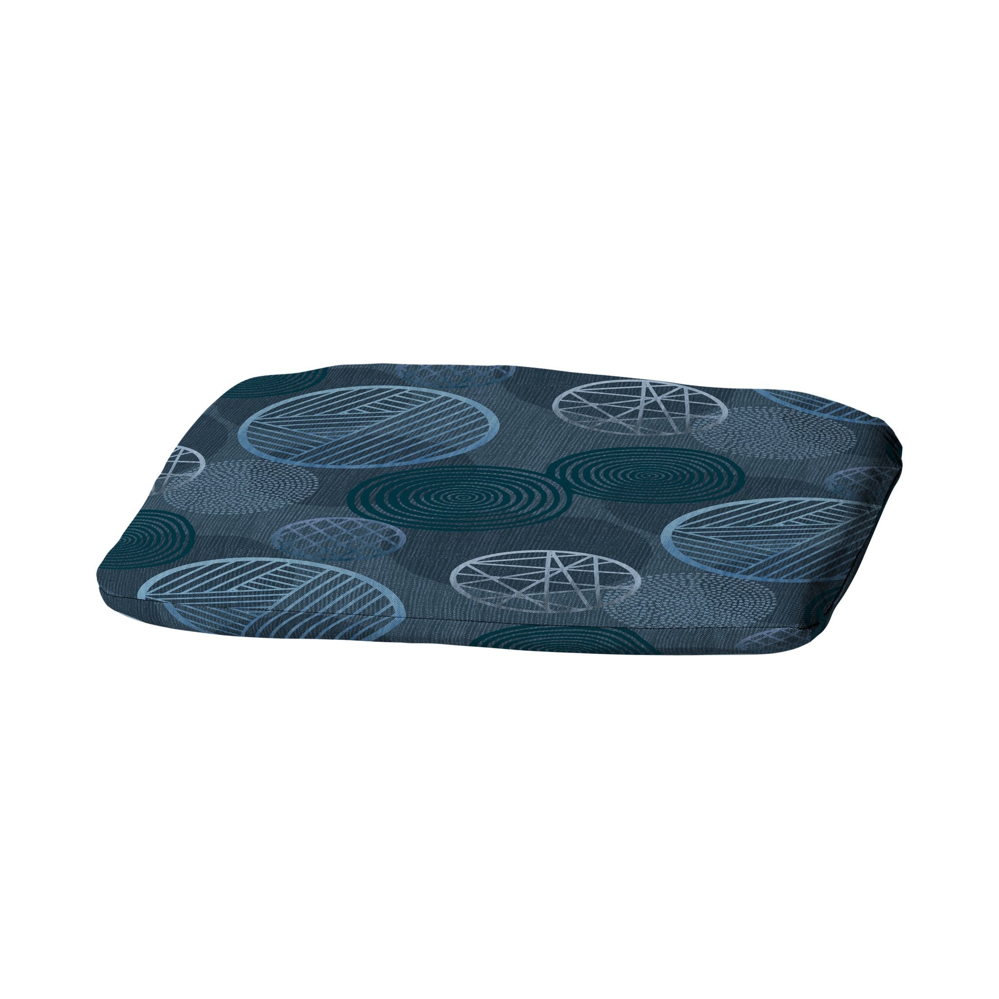 Madison Circle zitkussen 46x48 cm - Circle blue